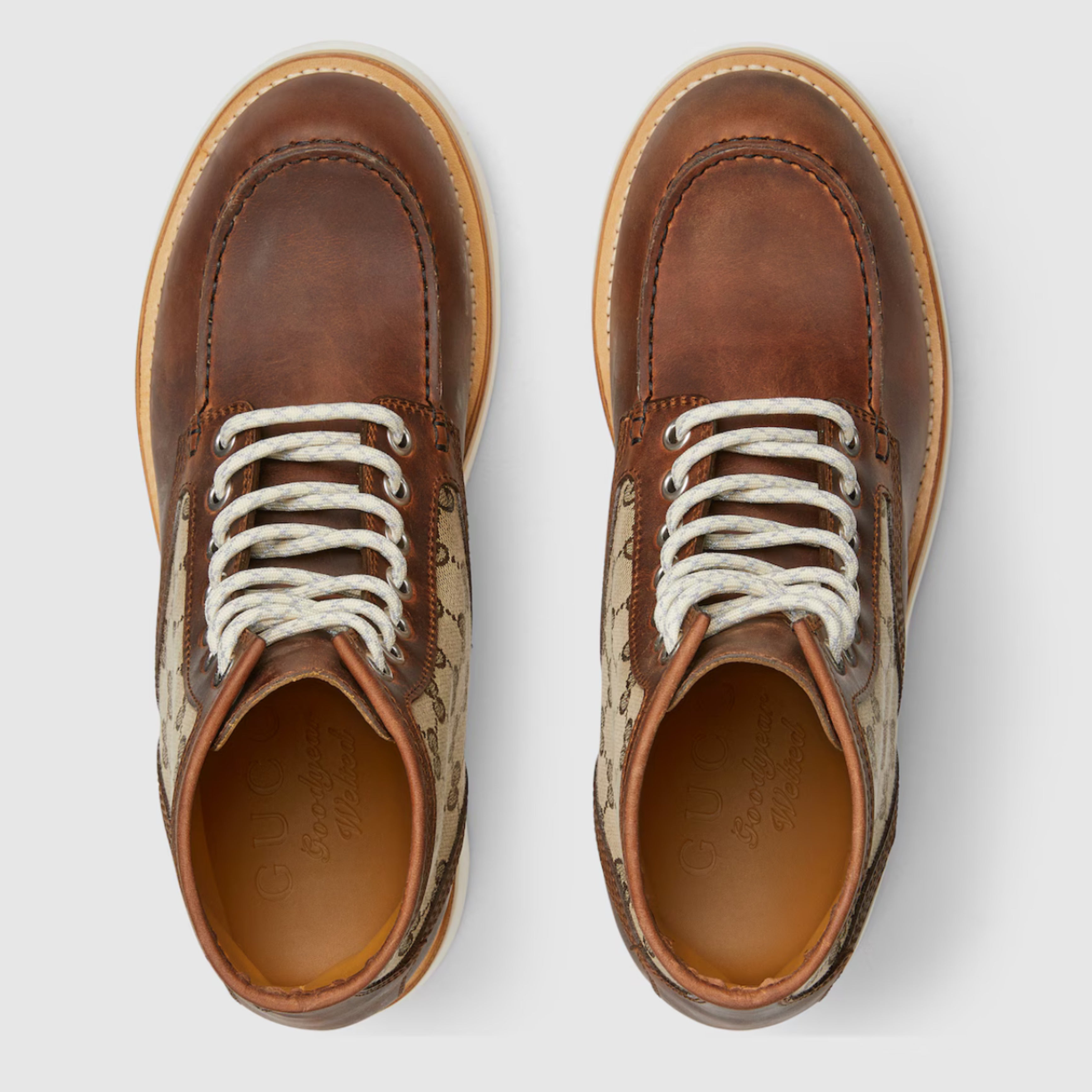 Мъжки боти Men’s ankle boots Gucci
831149AAEZE2541 Brown top view