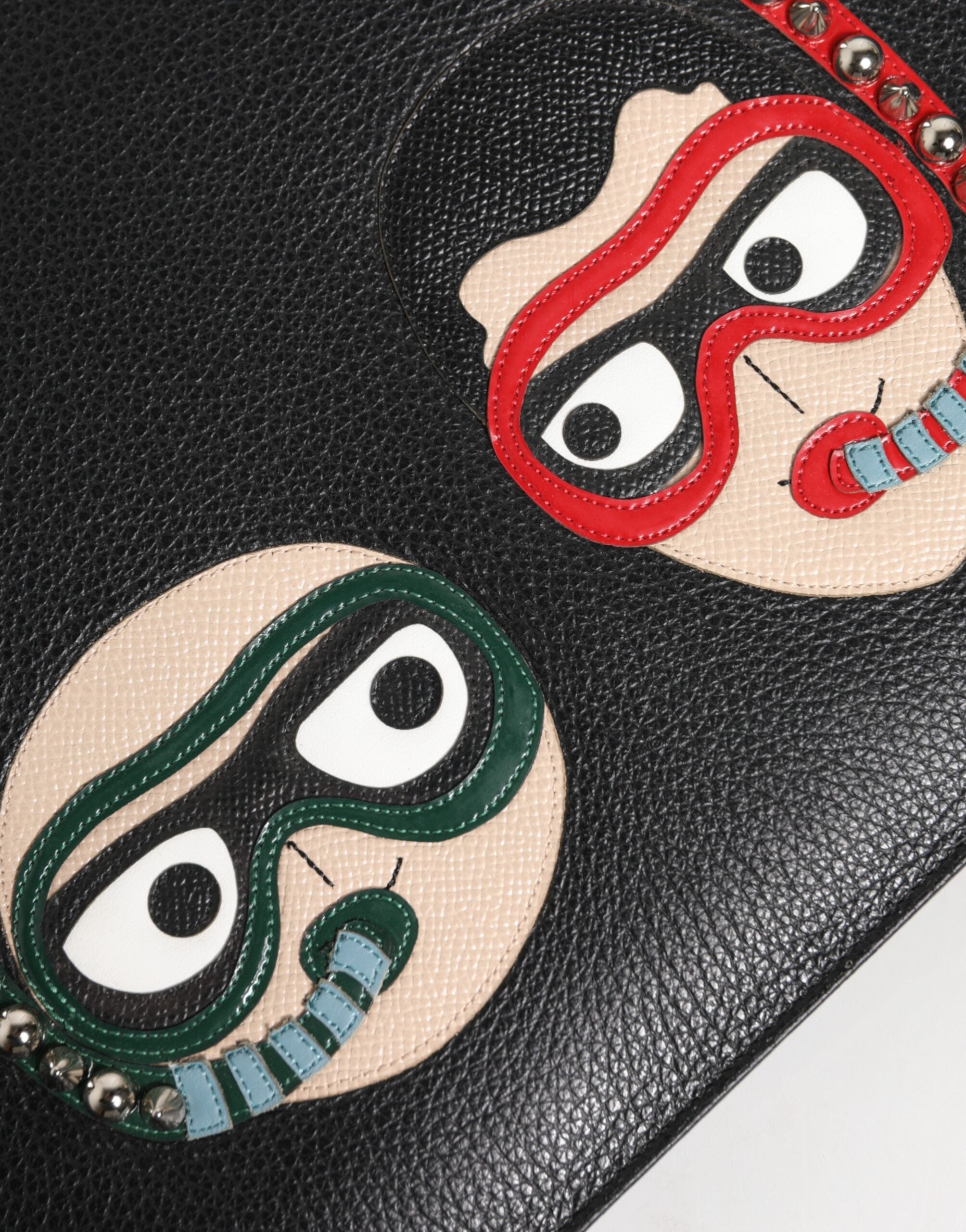 Dolce & Gabbana #DGFAMILY Embellished Men Clutch Bag BP2182 AU9501 80999 Close-Up