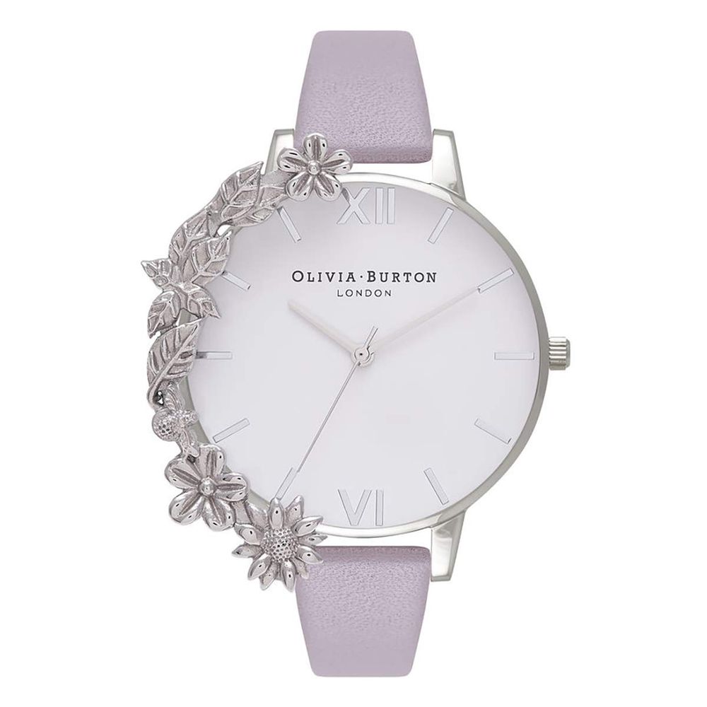Olivia Burton Purple Artificial Leather Watch