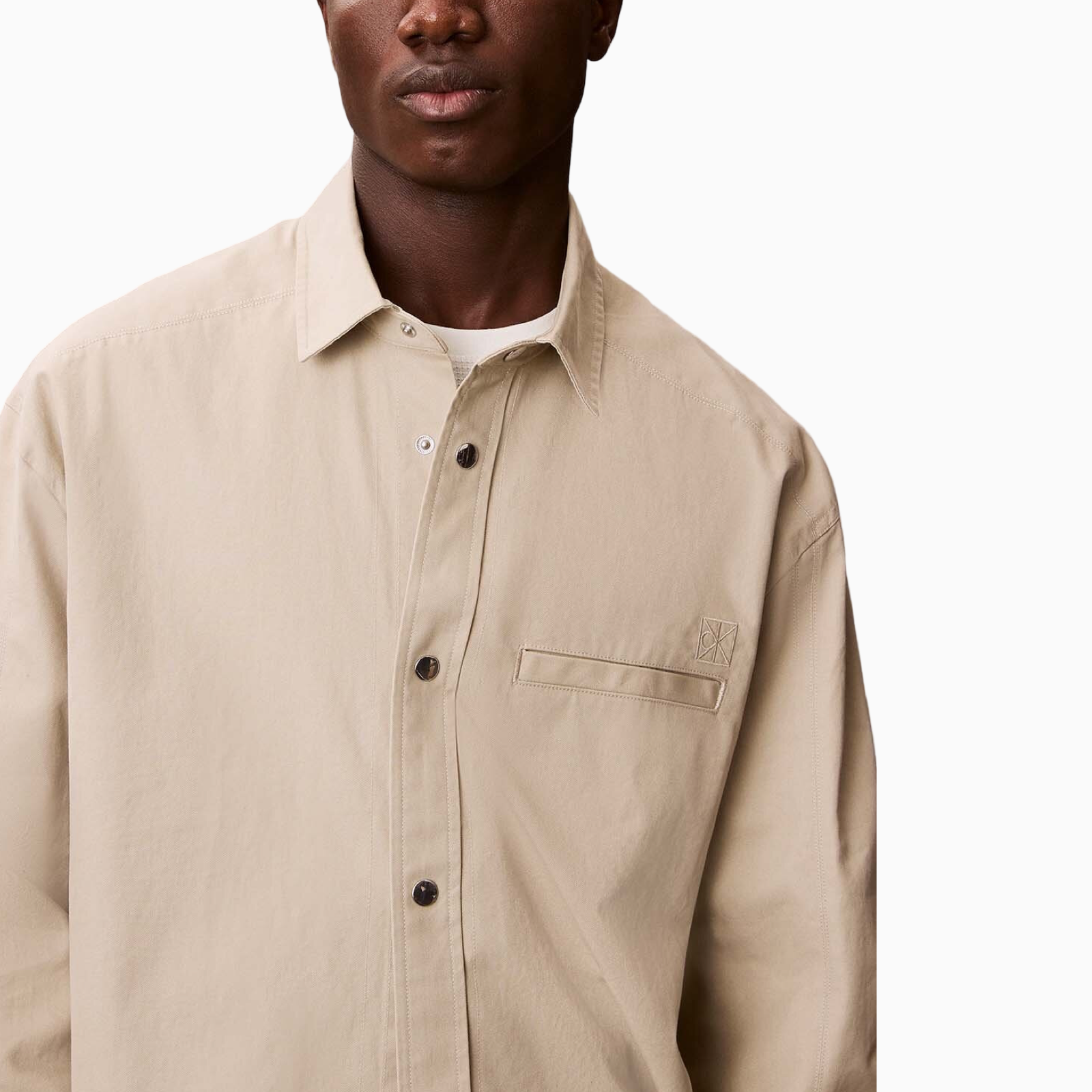 Calvin Klein Jeans Men Overshirt Jacket LV04RE109G Close-Up
