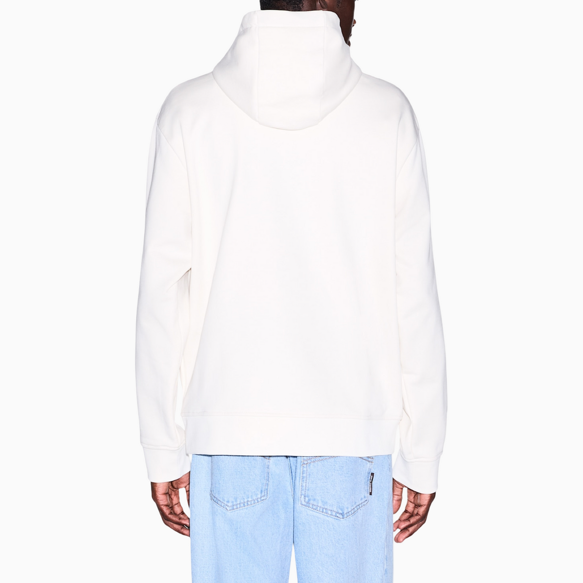 Armani Exchange ανδρικό φούτερ XM003429 AF10830 U0007 – Λευκό – Πίσω όψη