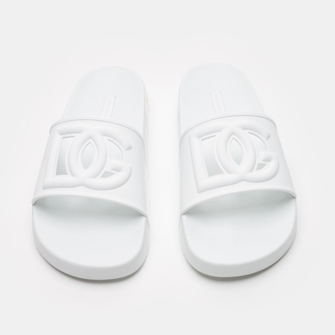 Дамски бели чехли Dolce & Gabbana Women Slippers