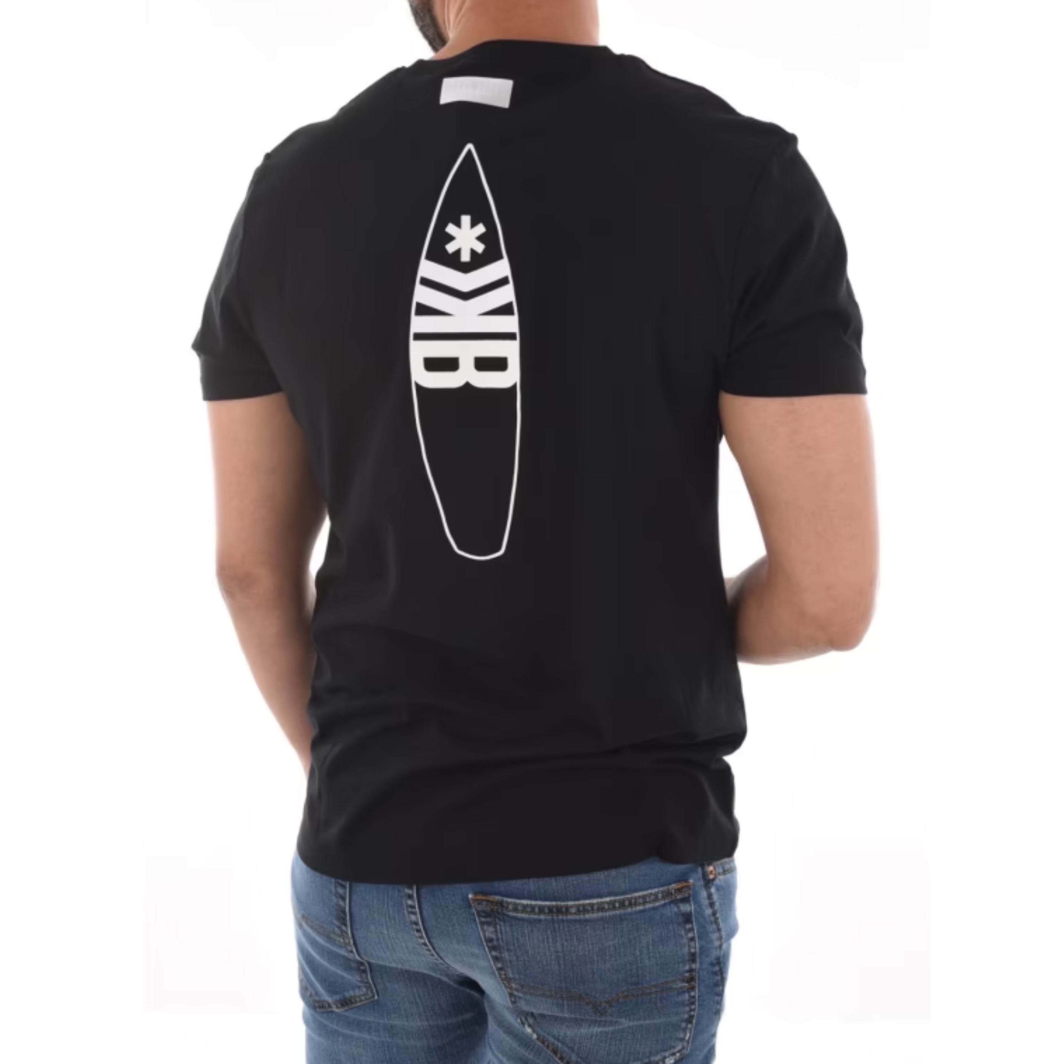 Мъжка черна тениска Bikkembergs BKK3MTS05