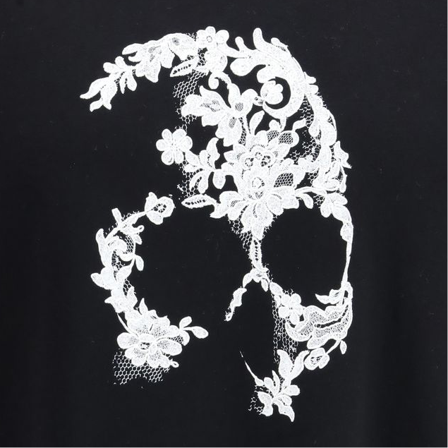 Alexander McQueen Black Cotton T-Shirt