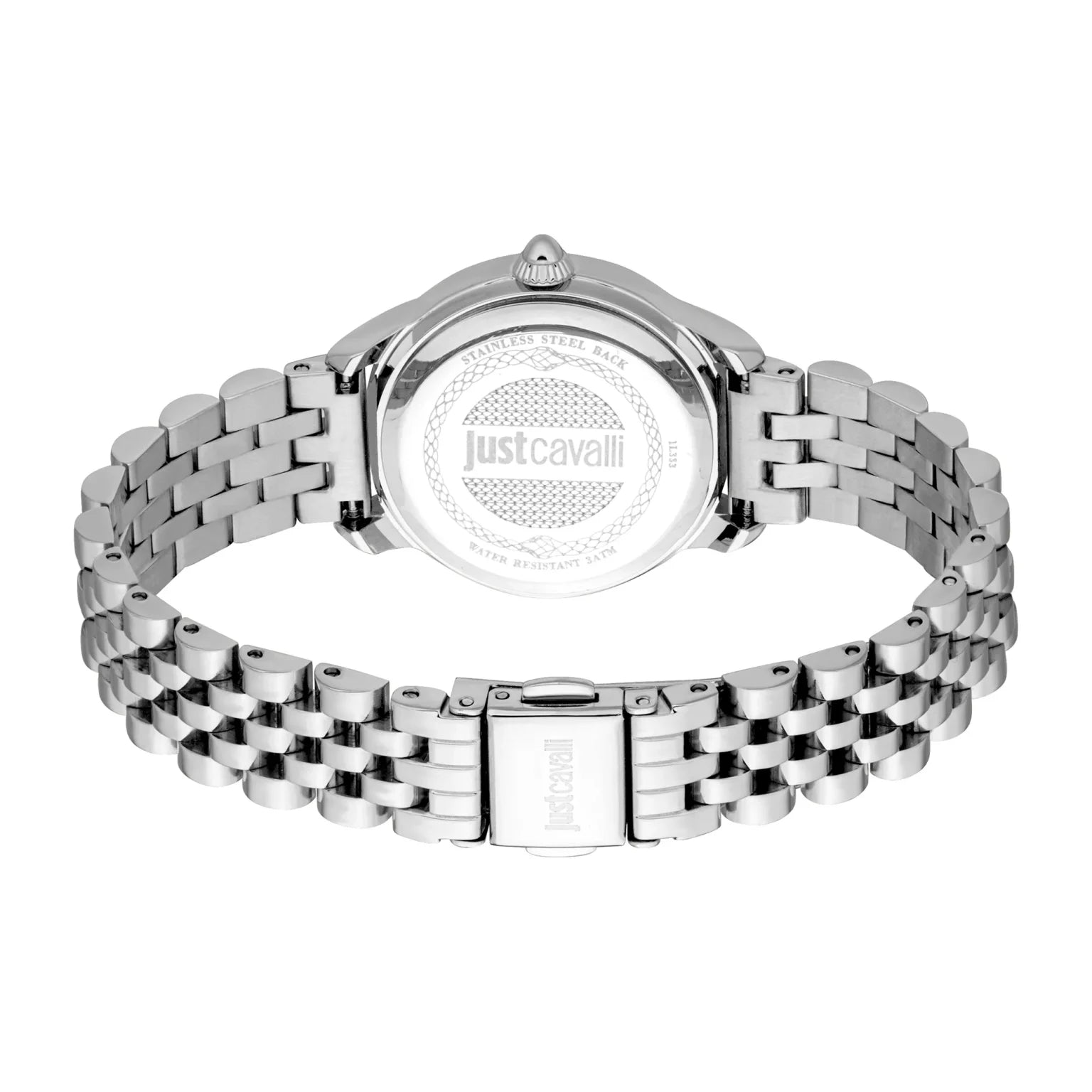 Дамски часовник Women’s watch Just Cavalli Animalier JC1L333 Allegra JC1L333M0025 Silver Blue