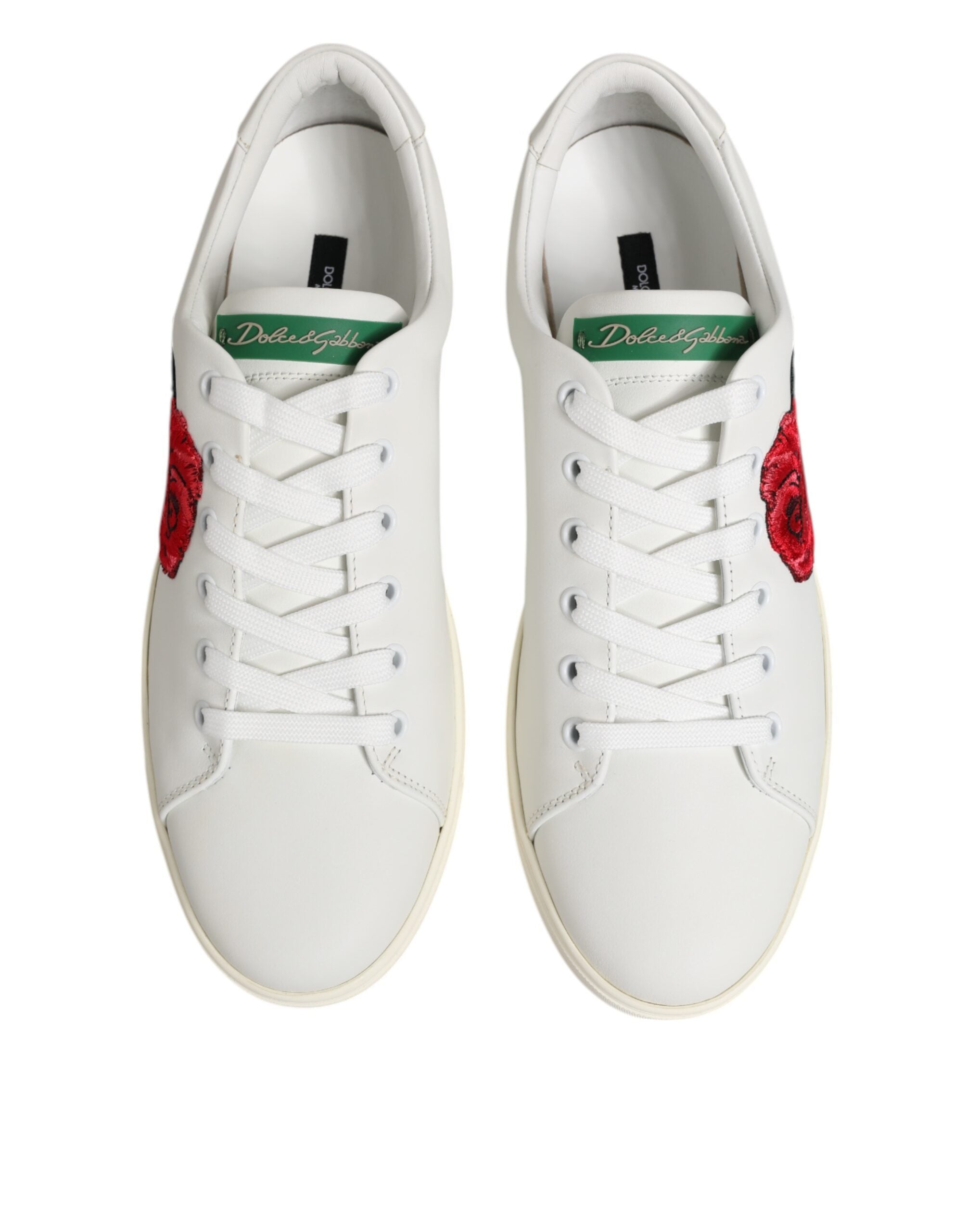 Дамски кецове Women’s sneakers DOLCE & GABBANA CK0167 B5766 White top view