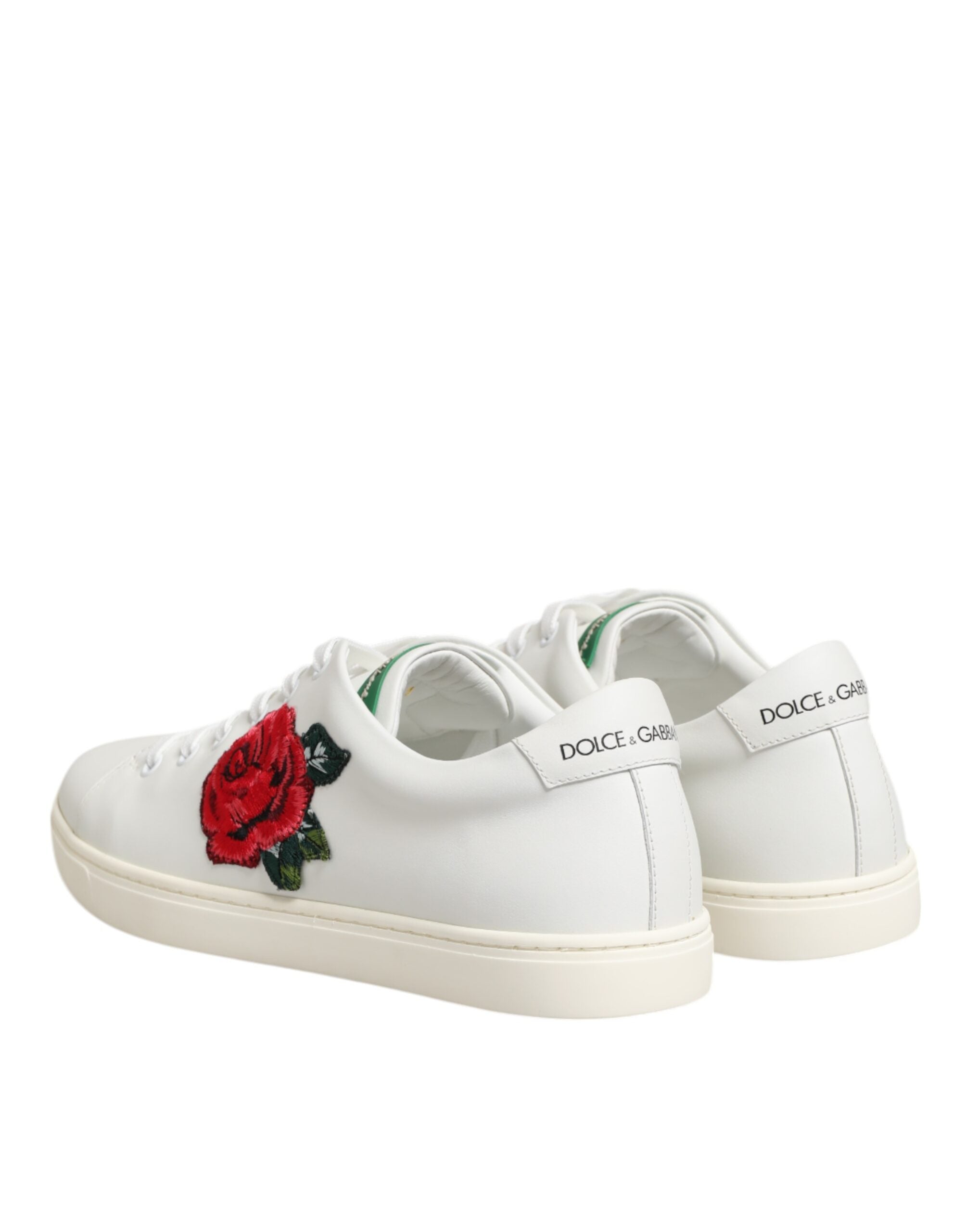 Дамски кецове Women’s sneakers DOLCE & GABBANA CK0167 B5766 White heel view