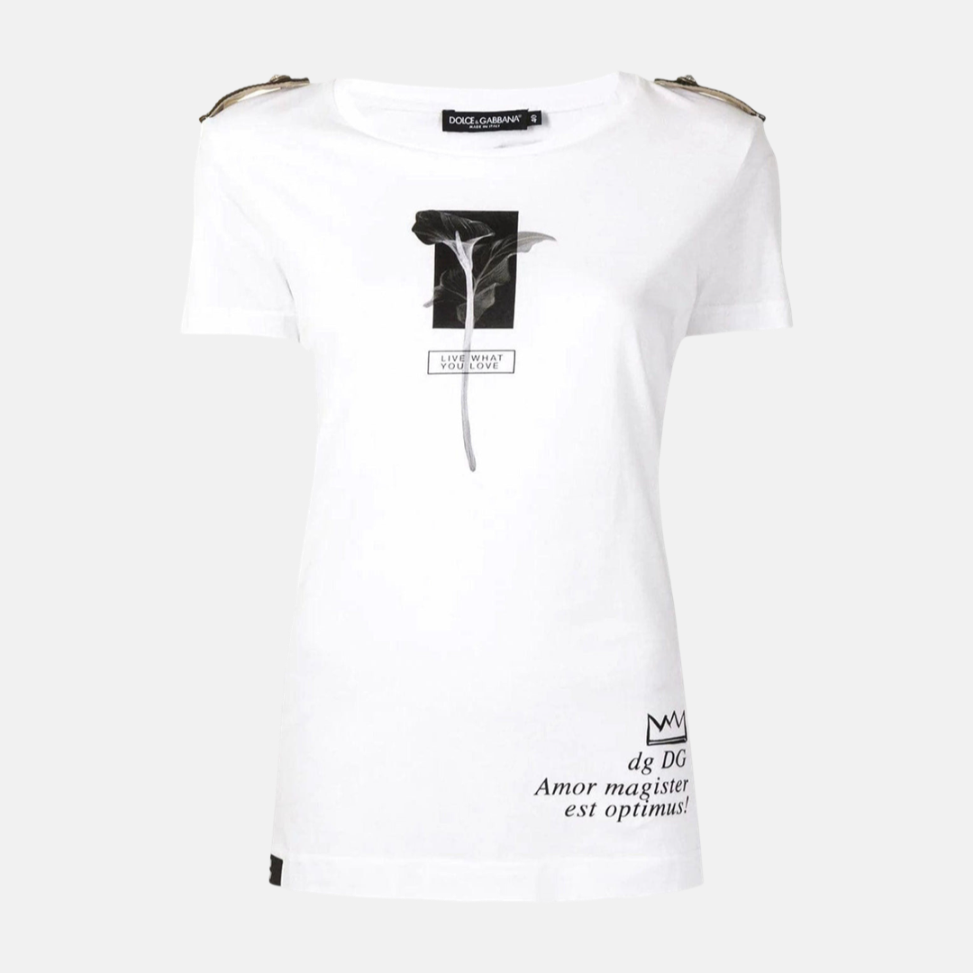 Дамска бяла тениска Dolce & Gabbana Women T-Shirt