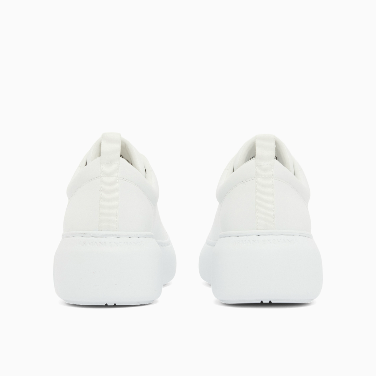 Дамски бели кецове Armani Exchange Women Sneakers XW002790 AF11912 U002 Heel View