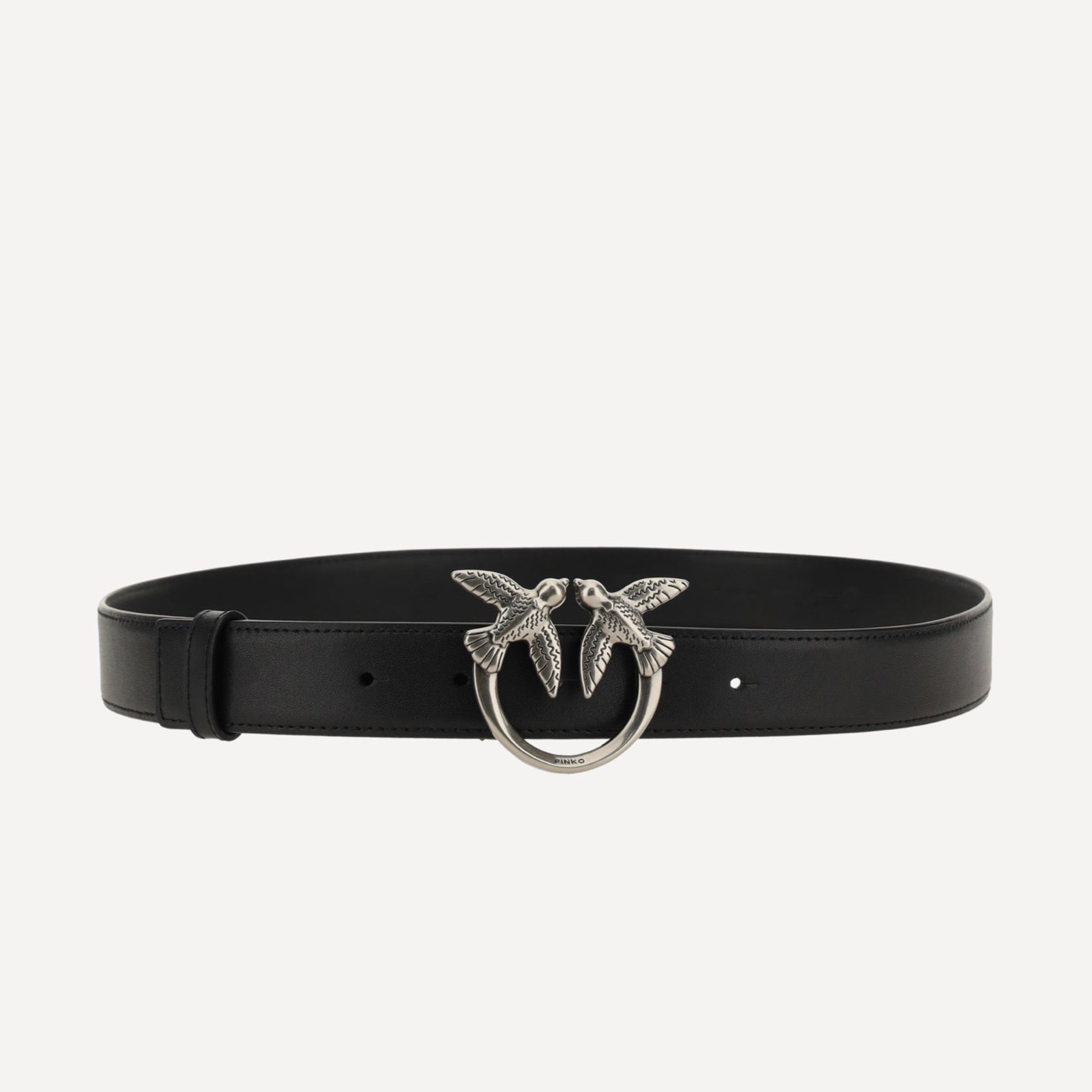 Women’s black belt Pinko Дамски черен колан 100125A0F1 Z99O Front view