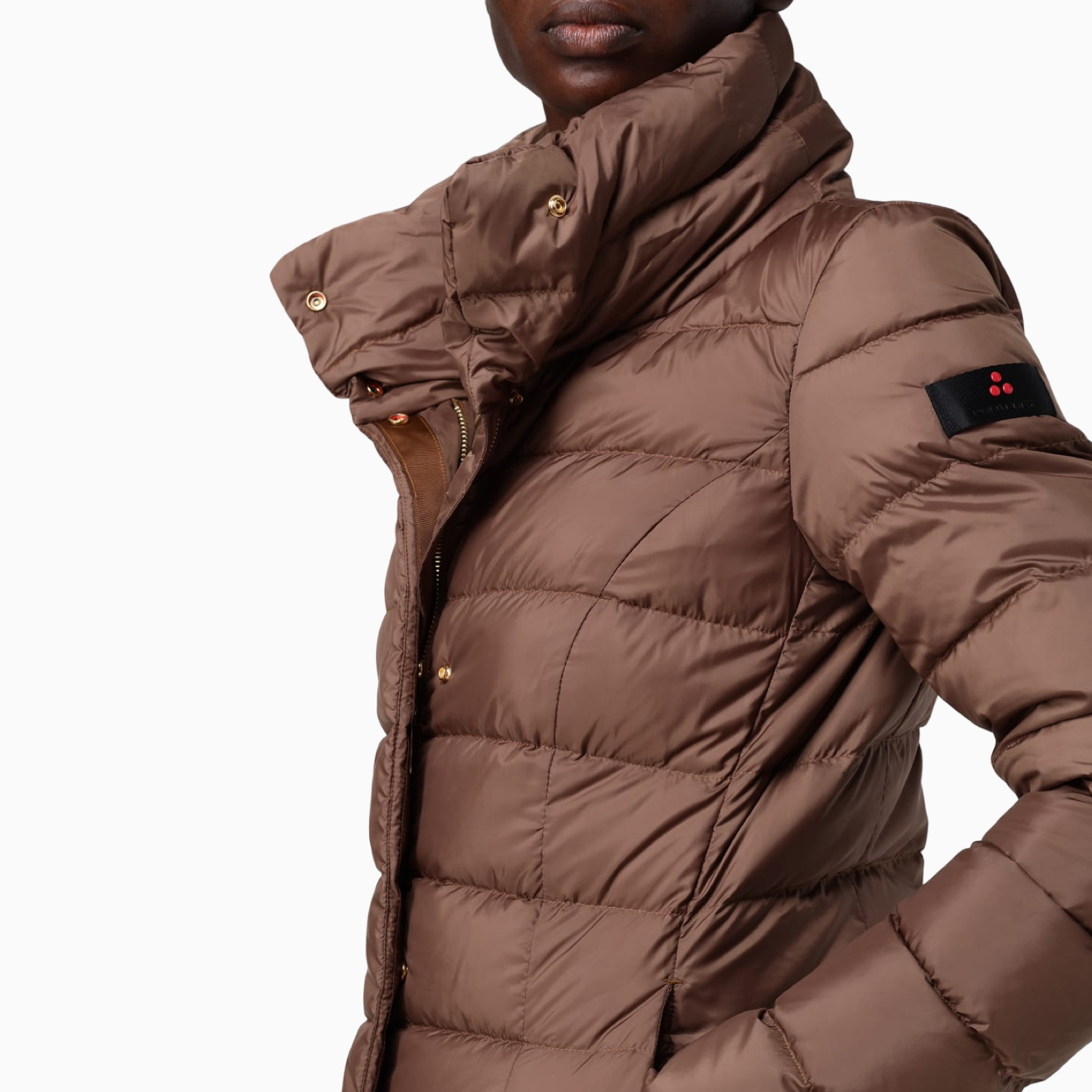 Дамско кафяво яке Peuterey Women Jacket PED545501181967 Close-Up