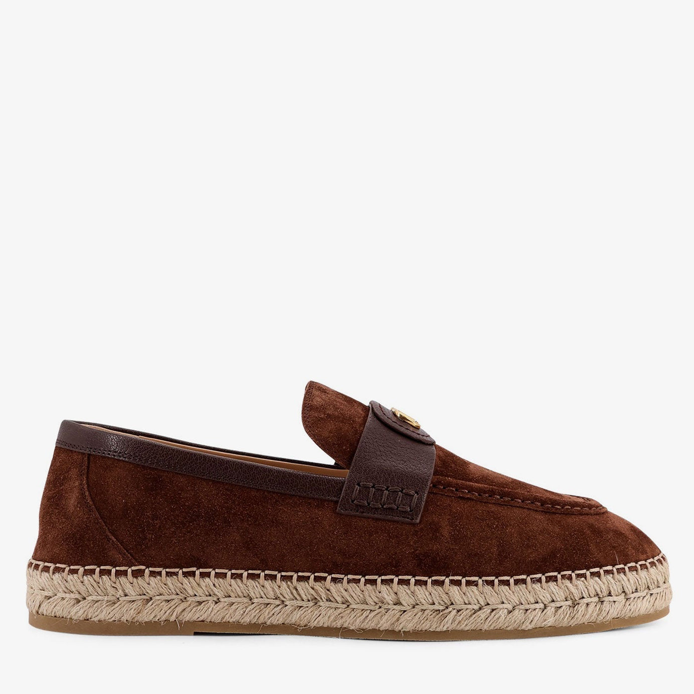 Мъжки еспадрили Men’s suede espadrilles Valentino Garavani 8Y2S0K00CKQ7N9 Brown lateral view