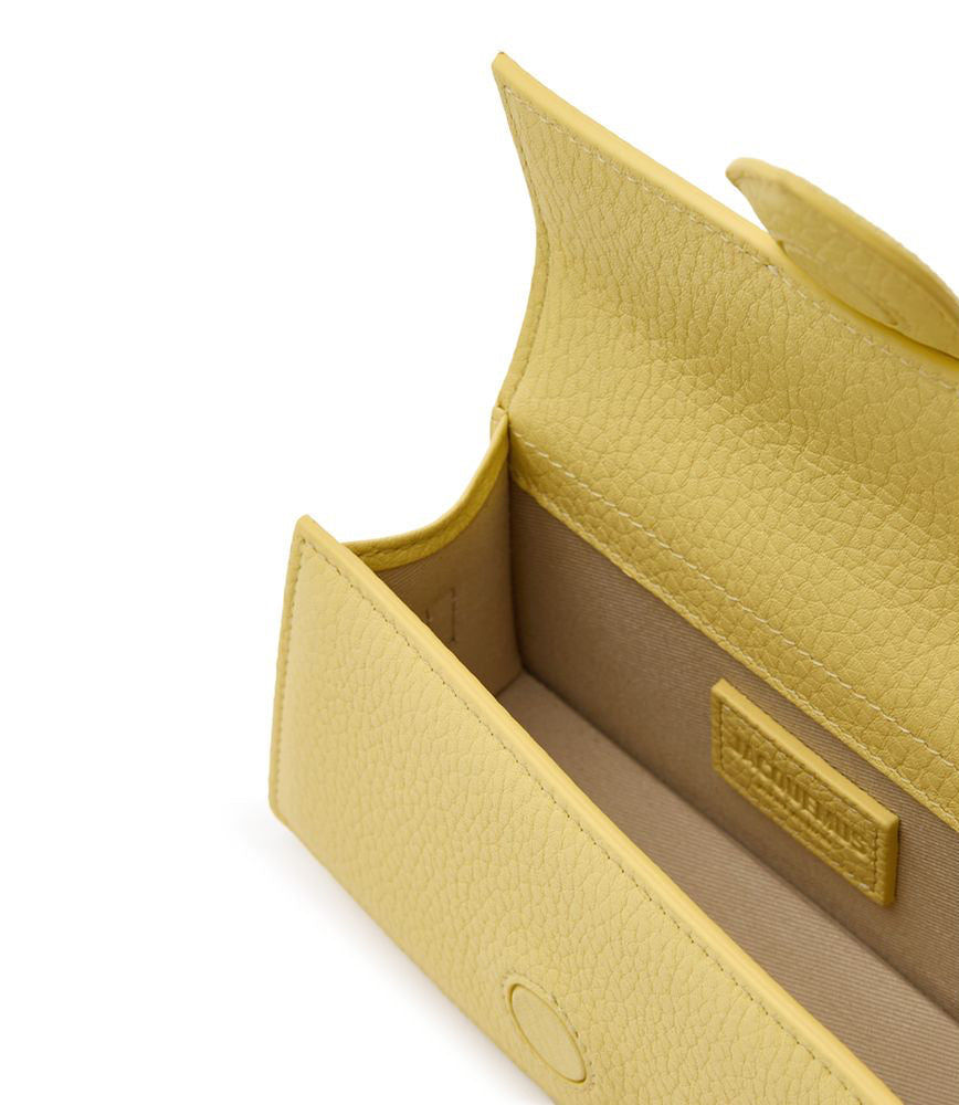 Дамска чанта Women’s handbag Jacquemus Le Mini Bambino 213BA0063234 250 Yellow inside view