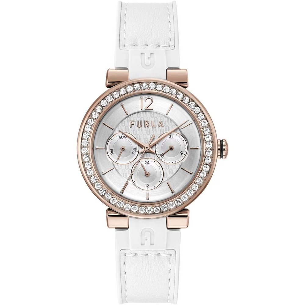 Furla White Synthetic Dress Watch