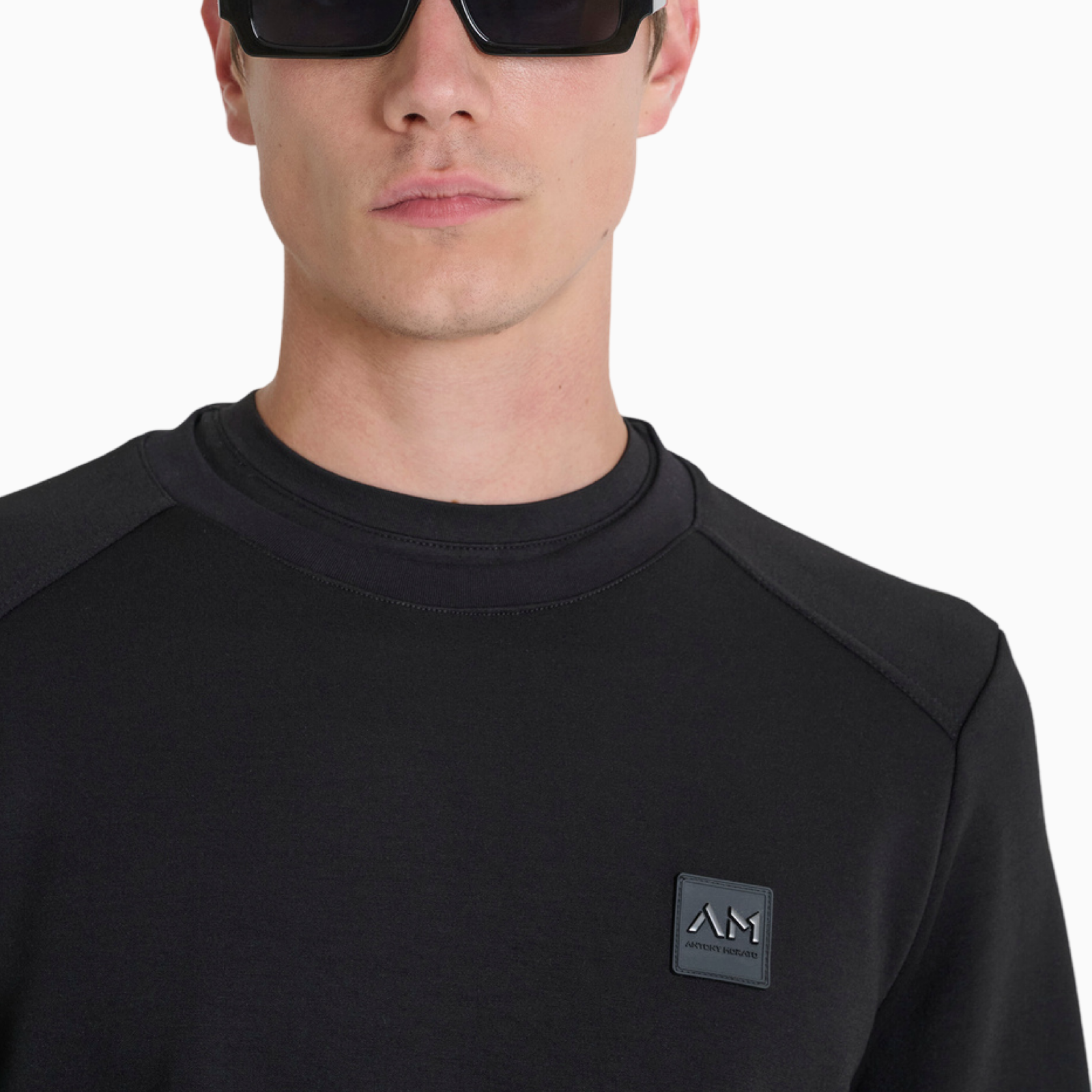Мъжка черна блуза Antony Morato Men Sweatshirt MMFL01109-FA150215-9000 Close-Up