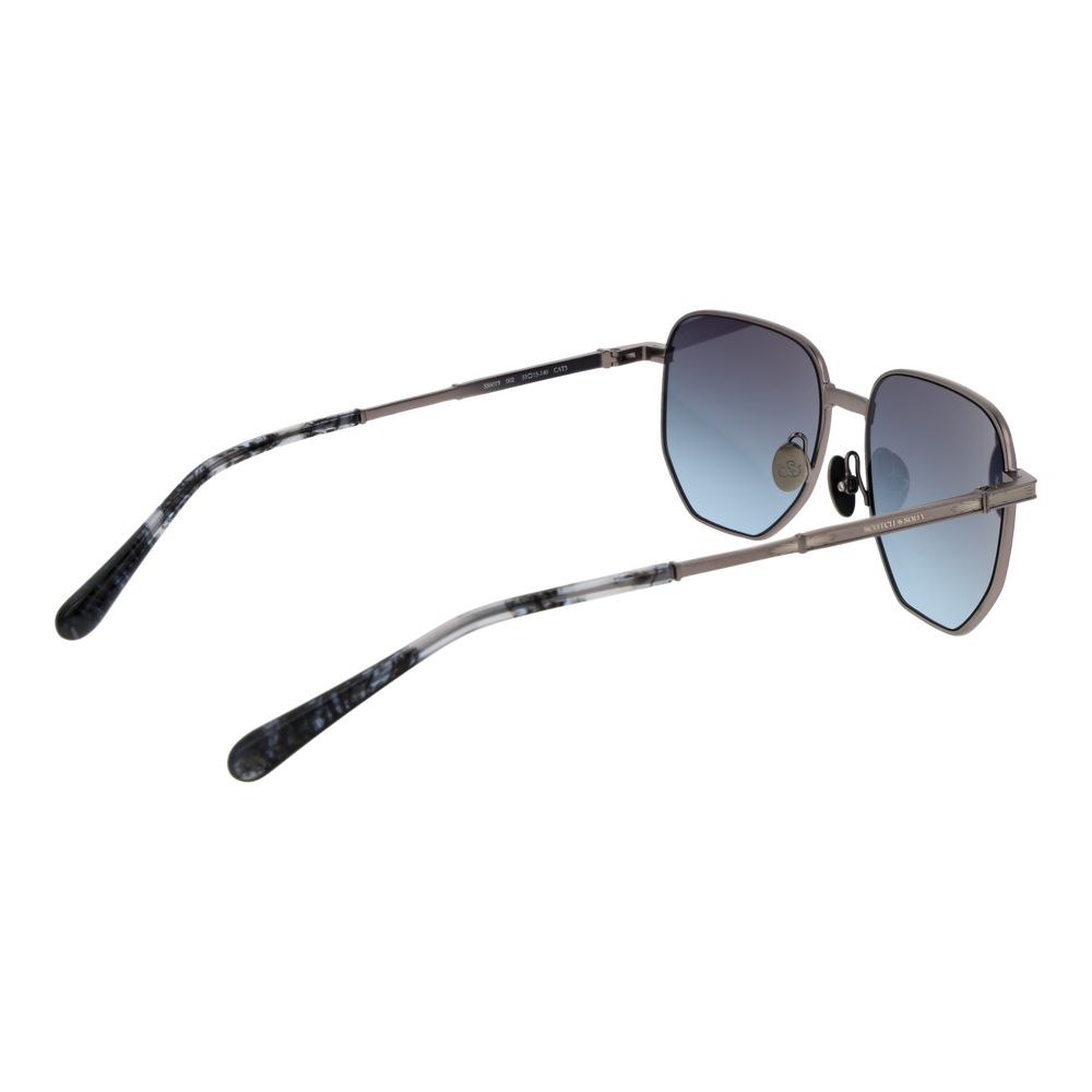 Scotch & Soda Black Metal Sunglasses
