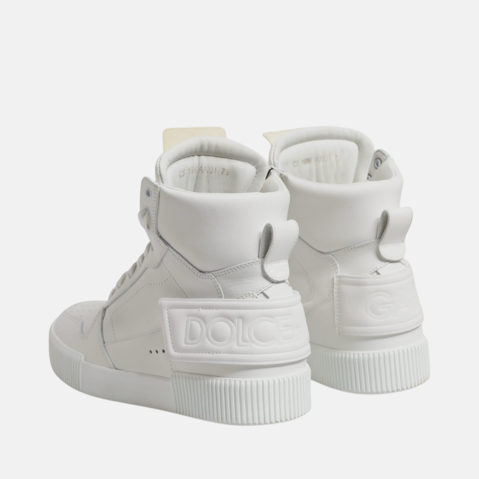 Мъжки бели високи кецове Dolce & Gabbana Miami DNA High Top Men Sneakers