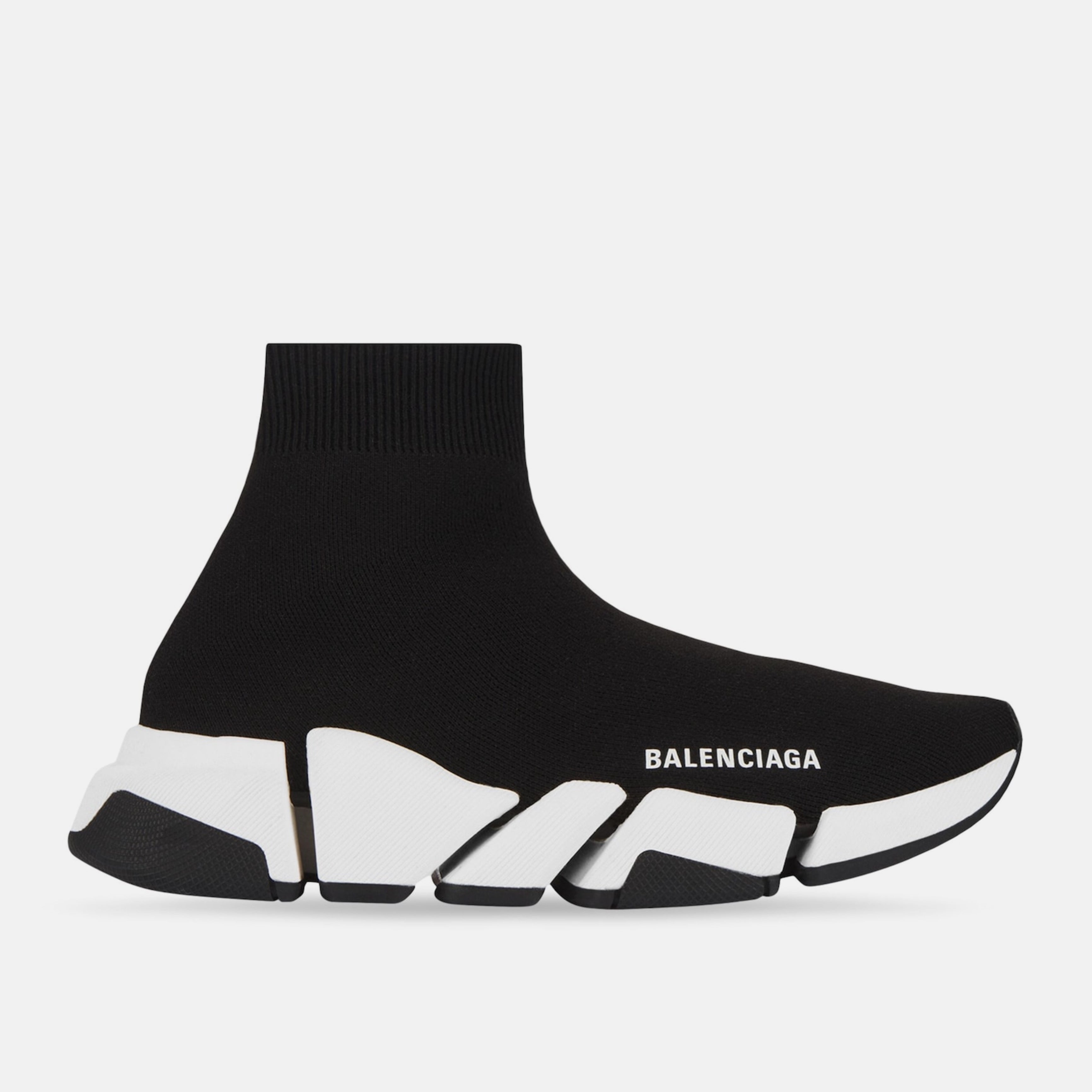 Дамски маратонки тип чорап Women’s sneakers Balenciaga Speed 2.0 617196W2DB21015 Black lateral view