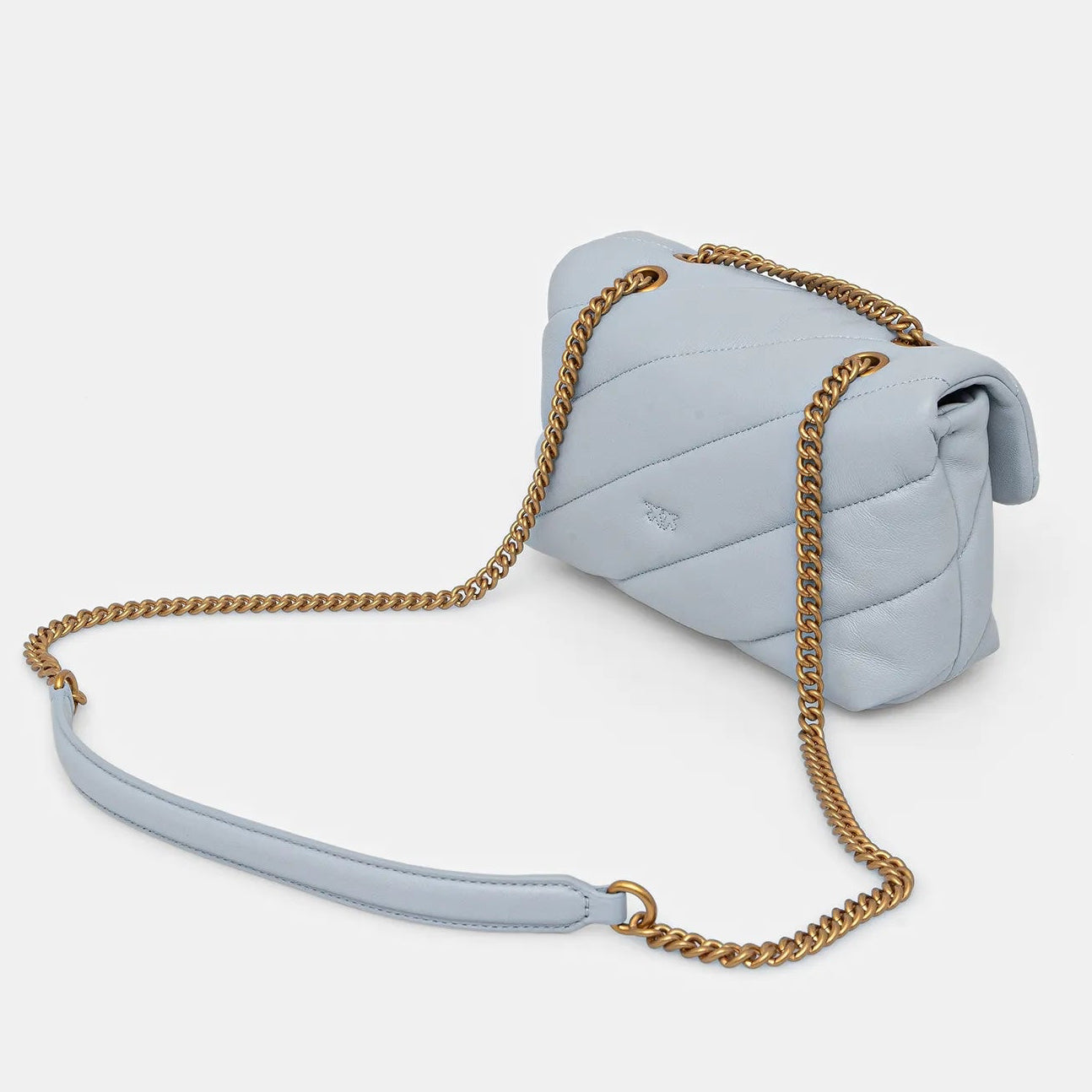 Дамска чанта Women’s shoulder bag Pinko Love Baby 100040 A0F2 E37Q Light blue back view