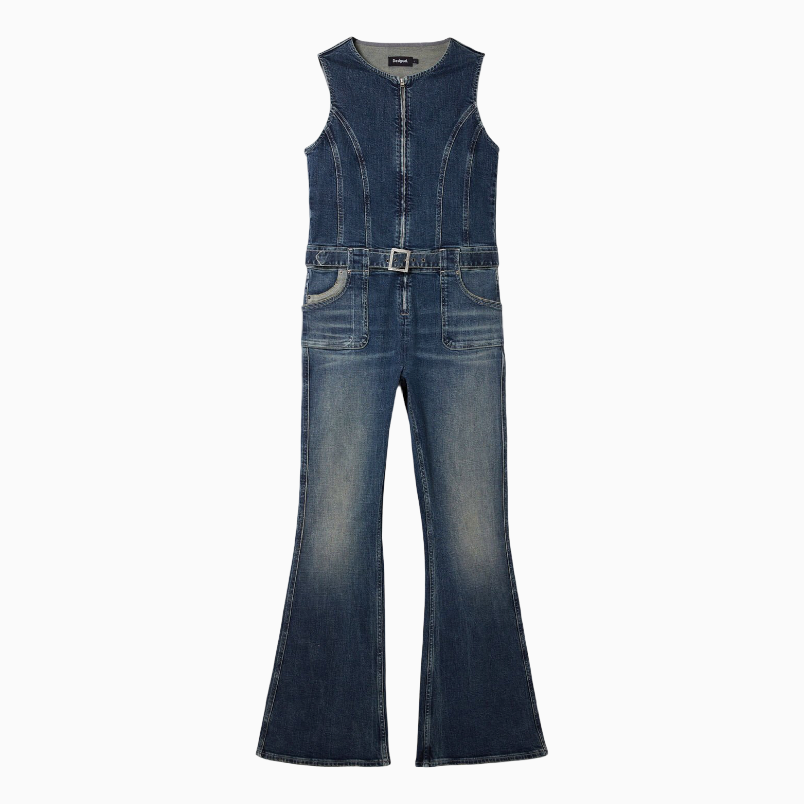 Дамски дънков гащеризон Desigual 25SWDD76