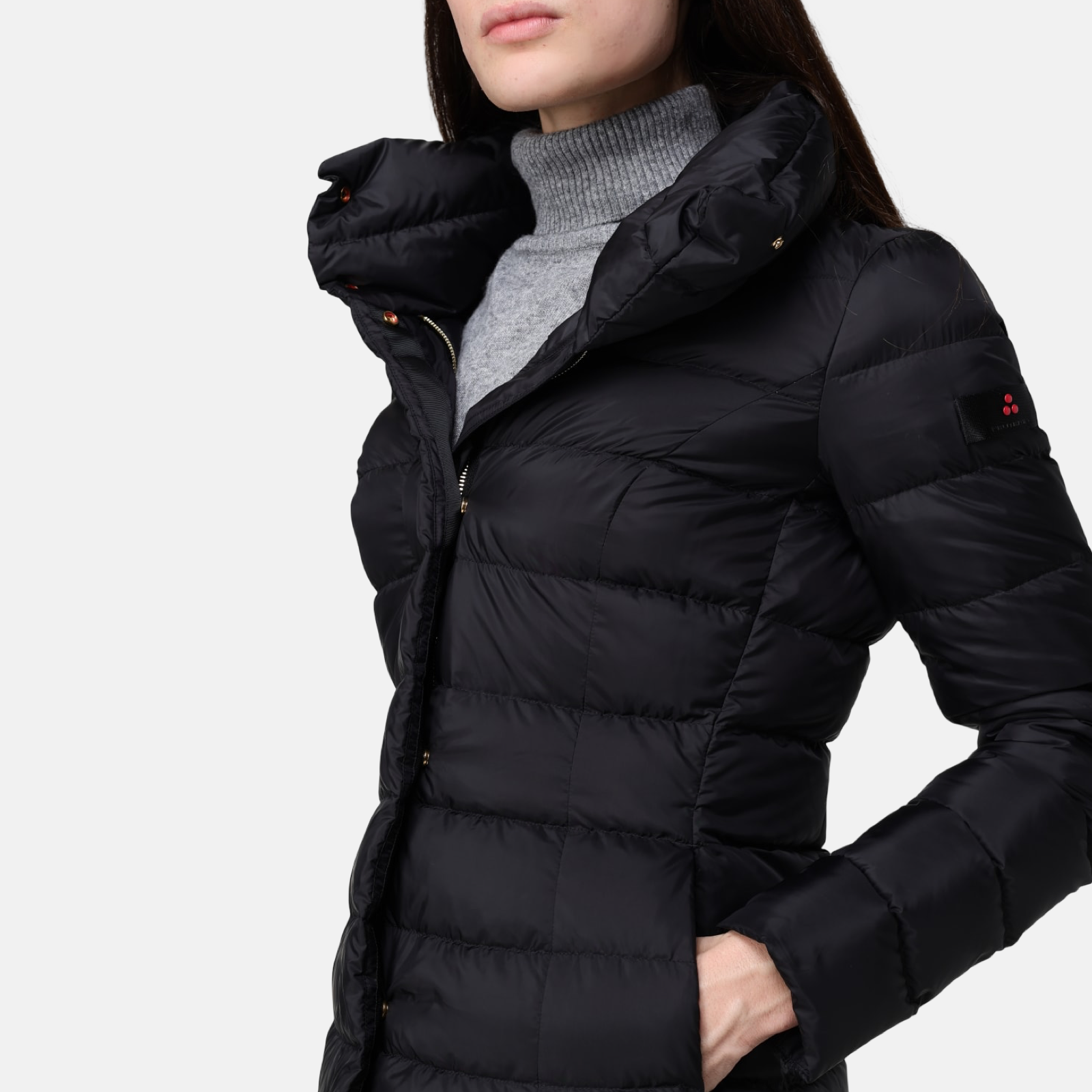 Дамско черно яке Peuterey Women Jacket PED545501181967 Close-Up