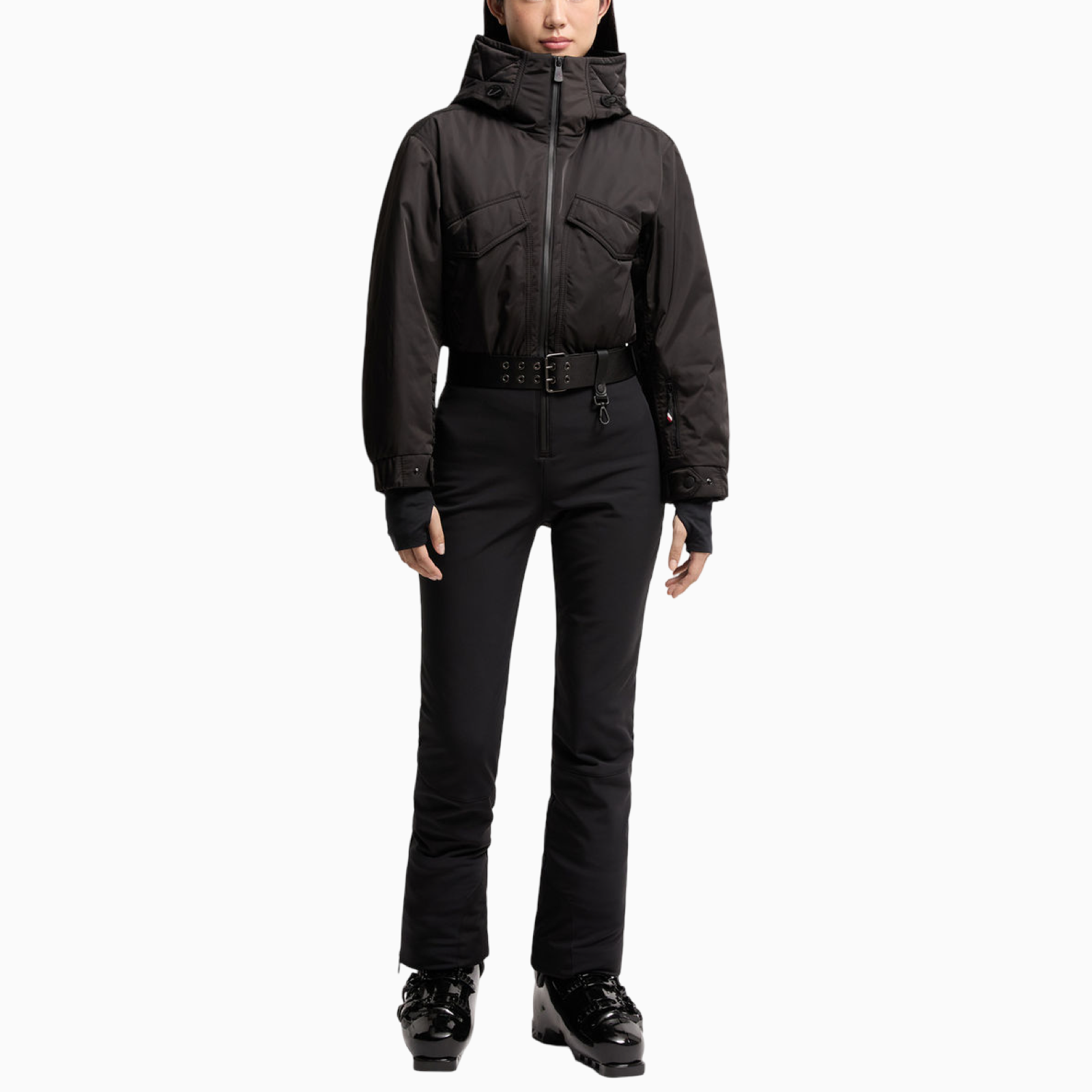Moncler Grenoble Padded Women Ski Suit K20982G 00006M 7340 Front View
