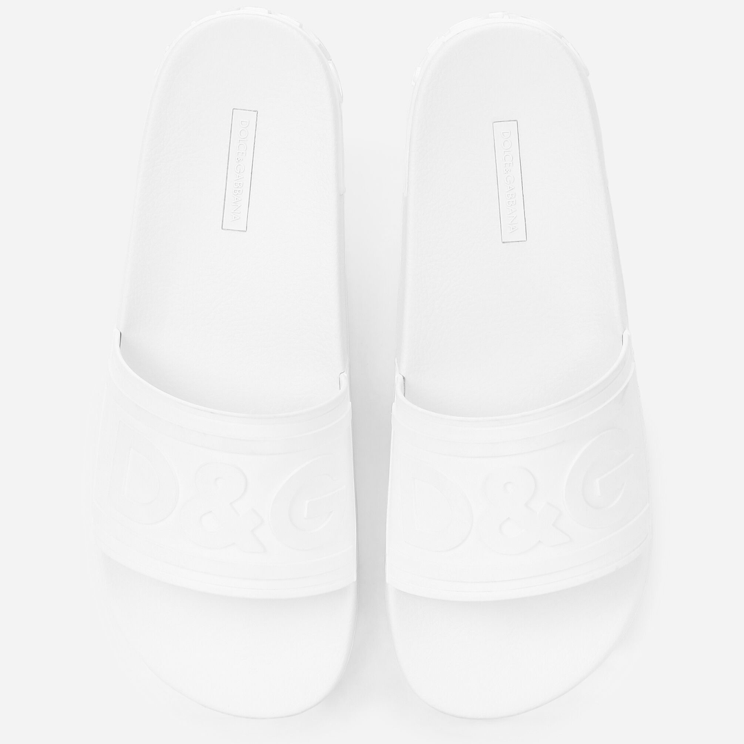 Мъжки бели чехли Мъжки зелени чехли Dolce & Gabbana Men Slippers