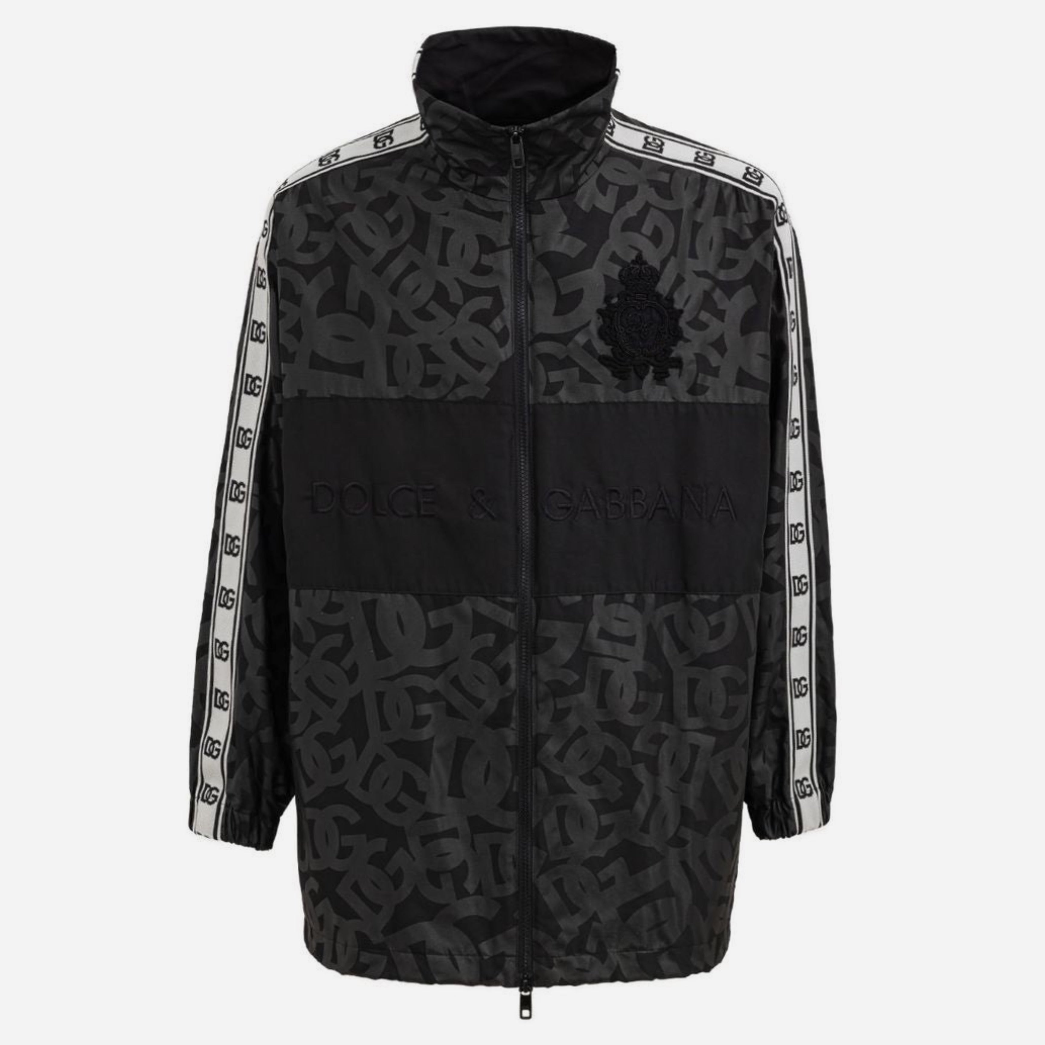 Dolce & Gabbana Black Polyester Jacket