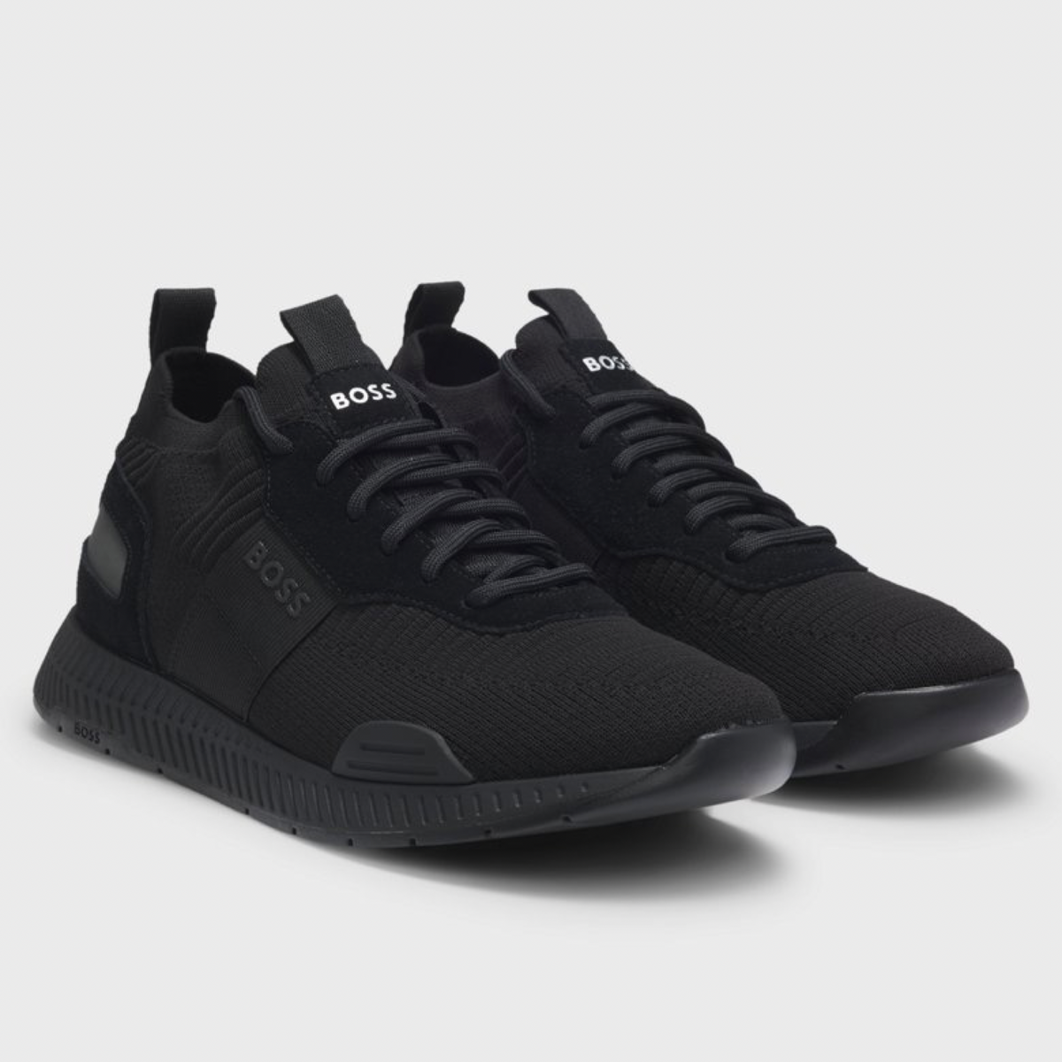 Мъжки маратонки Boss Titanium Runn Knit Men Sneakers 50498245-001 Lateral View