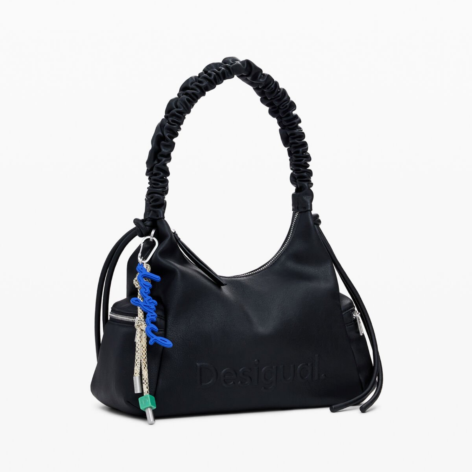 Дамска черна чанта Desigual Women Handbag 25WAXP98 Side View