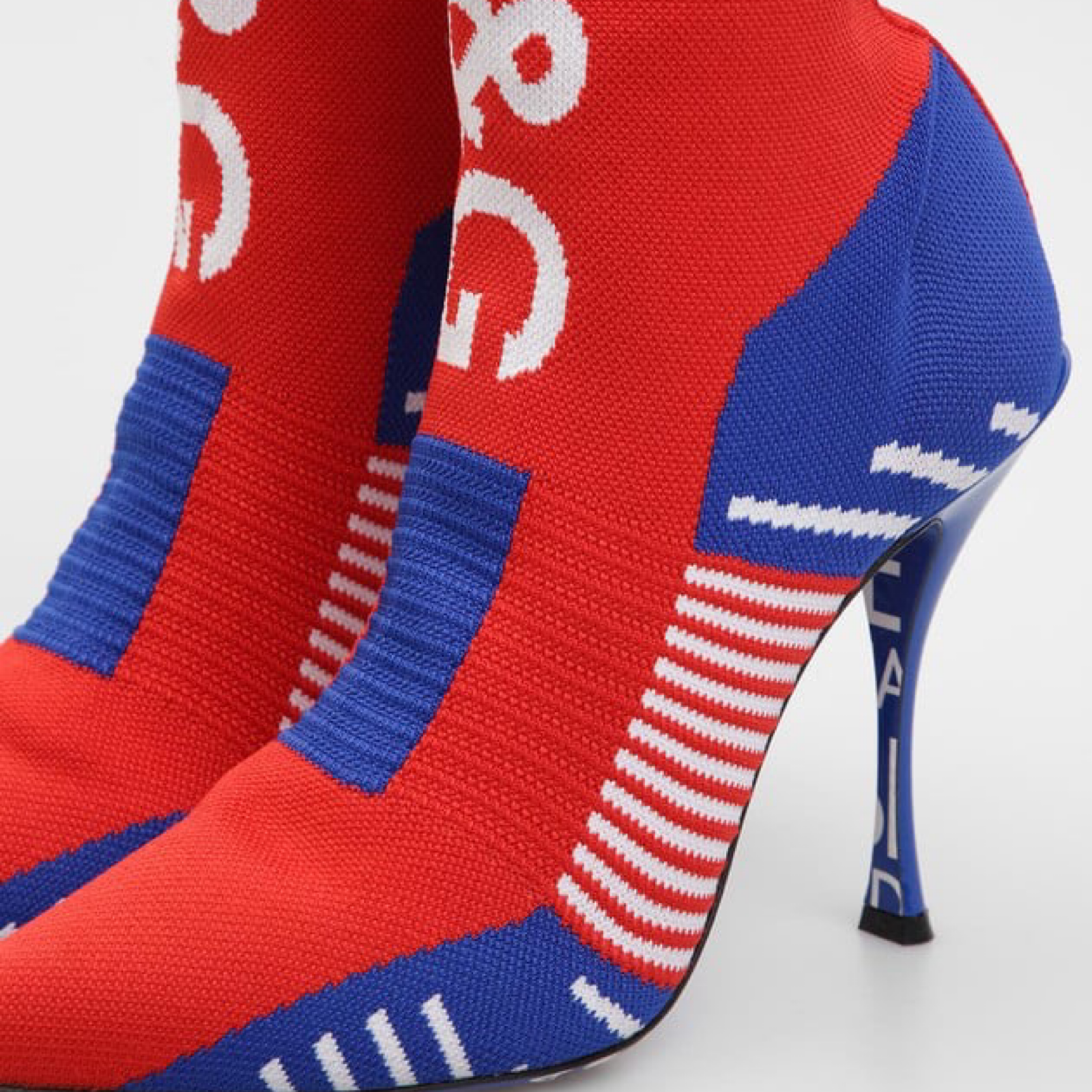 Dolce & Gabbana Sock Style Women Ankle Boots Close-Up