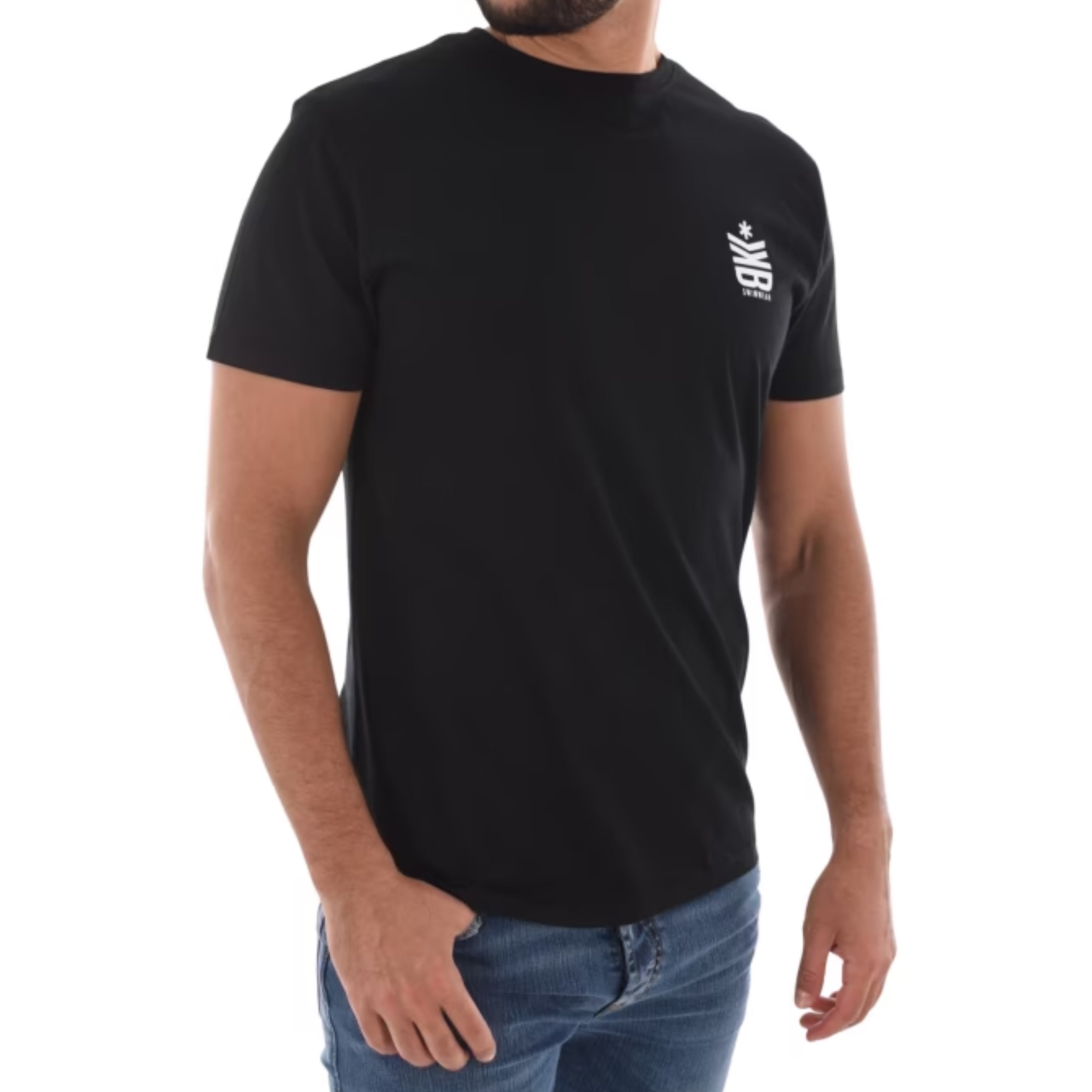 Мъжка черна тениска Bikkembergs BKK3MTS05