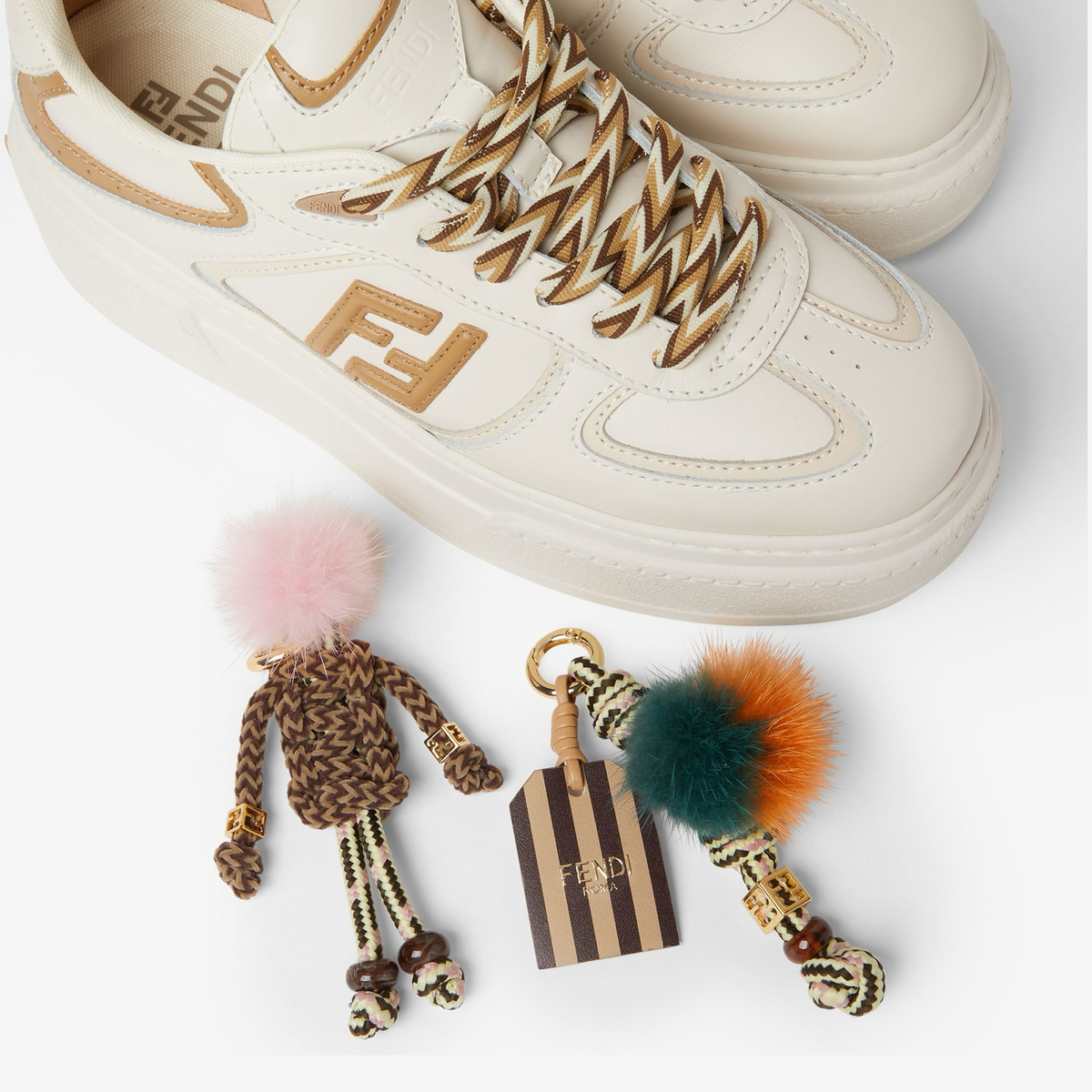 Fendi Match Sneakers 8E8721AY9NF1TO4 Close-Up