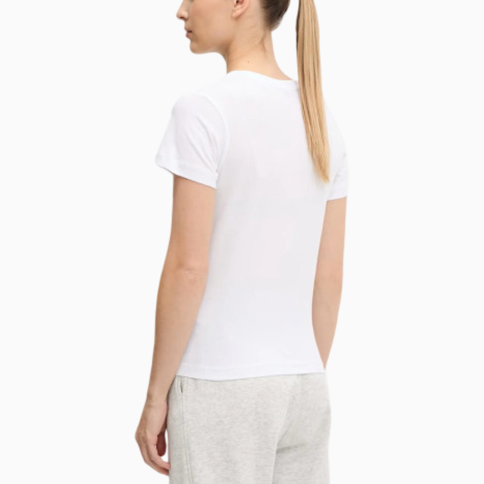 Дамска бяла тениска Guess Women T-shirt V5GI10 K9RM1 Back View