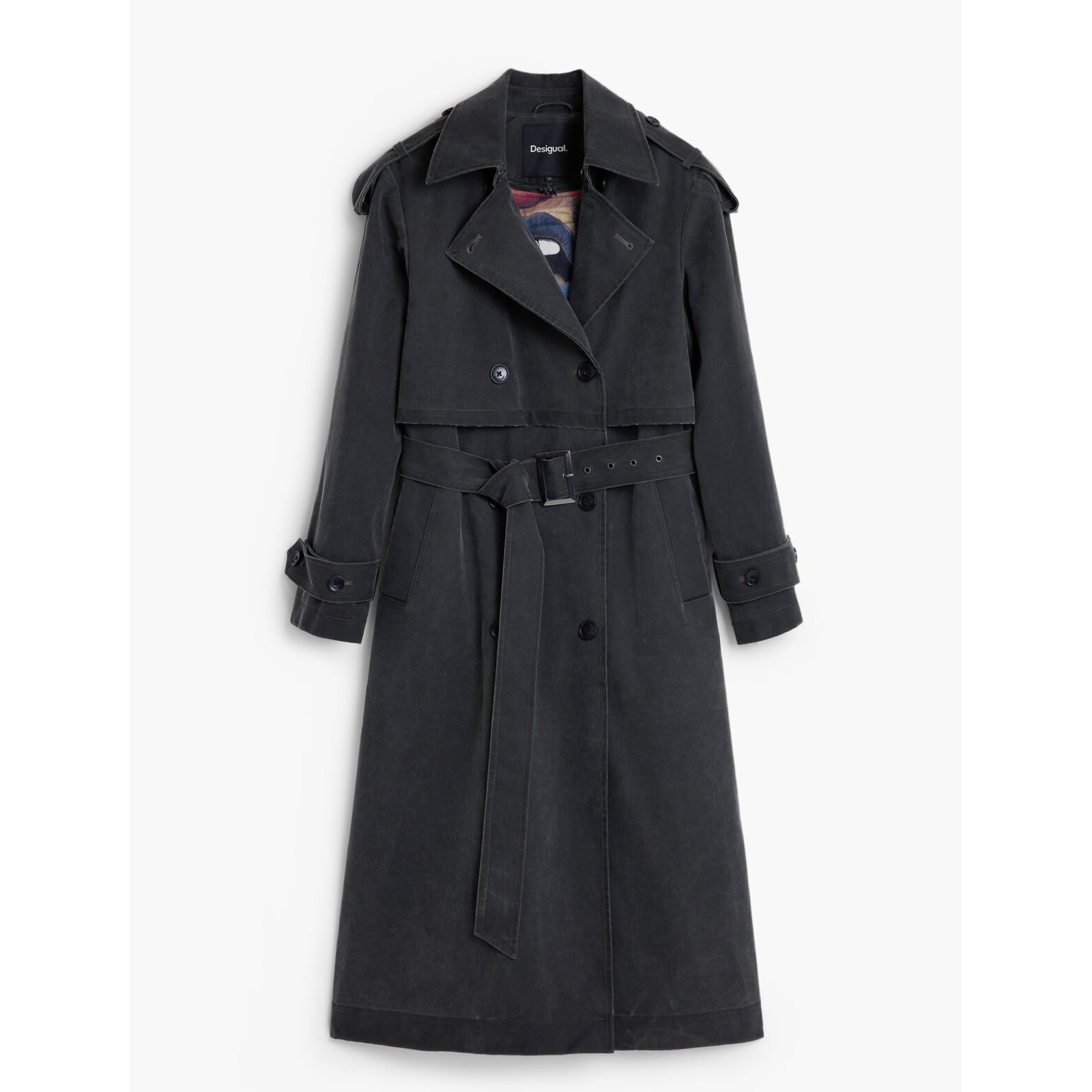 Дамско палто Desigual Women Trench Coat 26SWEWXC 2006 Front View