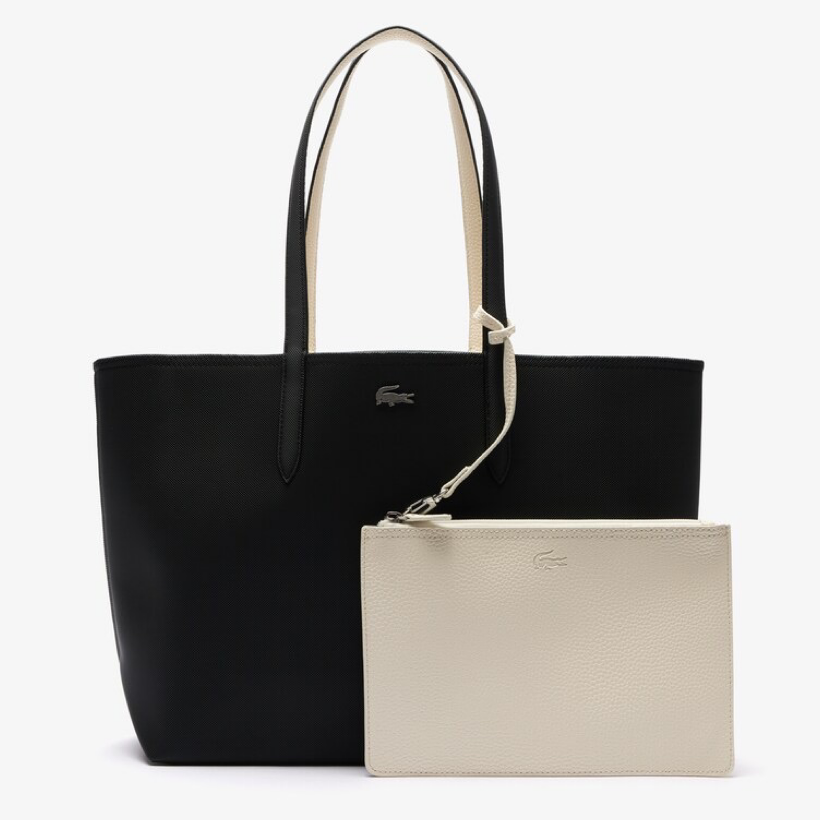 Дамска чанта Lacoste Women Reversible Tote and Pouch Bag NF2142AA Front View