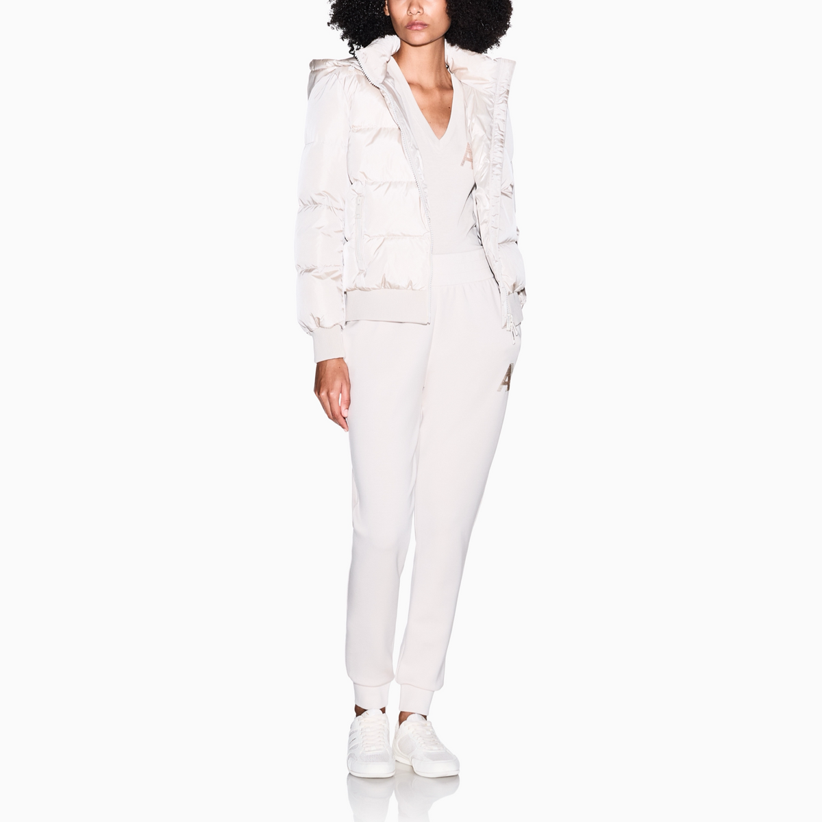Дамско спортно долнище Armani Exchange Women Sweatpants XW002862 AF13397 U1039 Front View