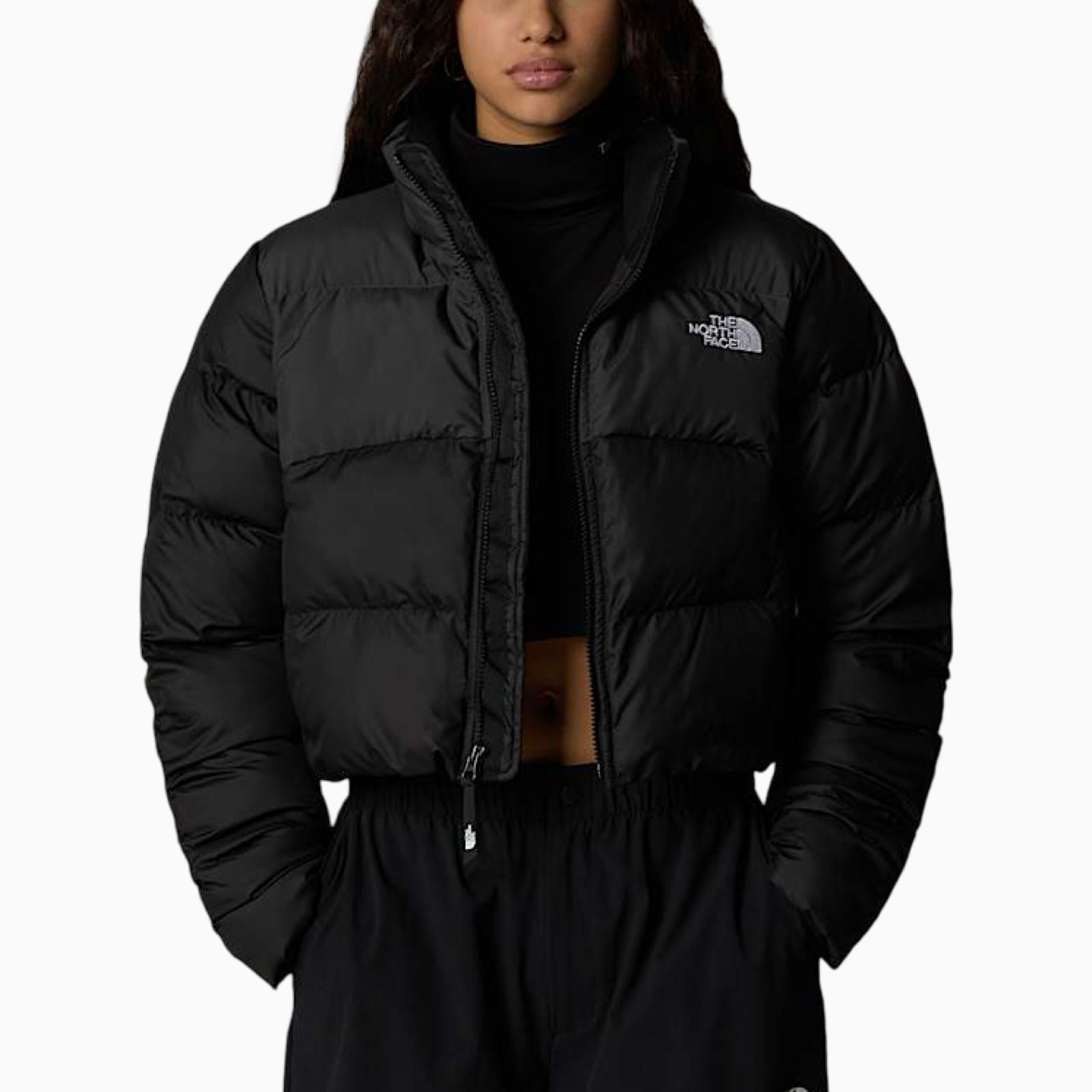 Дамско черно яке The North Face Women Jacket NF0A89JCKT01 Front View