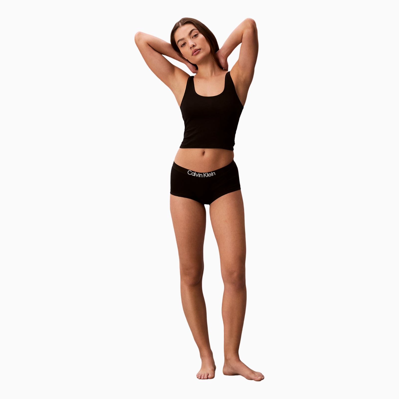 Дамски боксерки Calvin Klein Women 3-Pack Boy Shorts LV00QD5399 UB1 Front View
