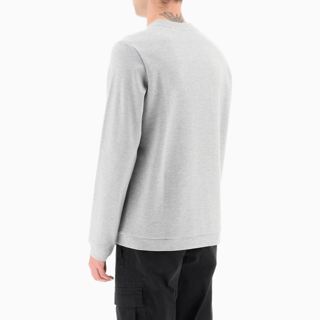 Мъжка блуза с дълъг ръкав Men’s sweatshirt Hugo Boss 50474192 Grey back view