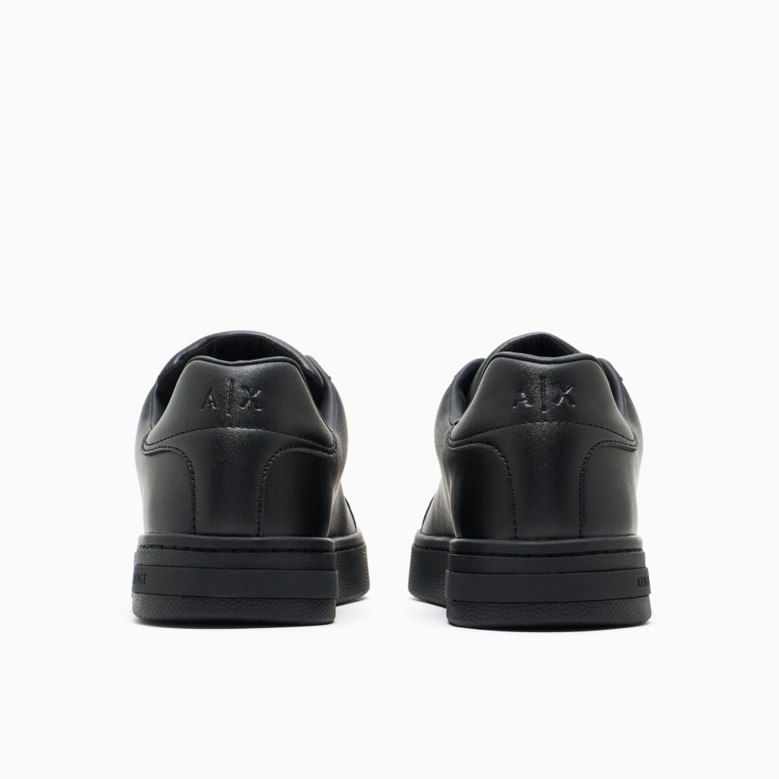 Мъжки черни кецове Armani Exchange Men Sneakers XM000141 AF11912 Heel View