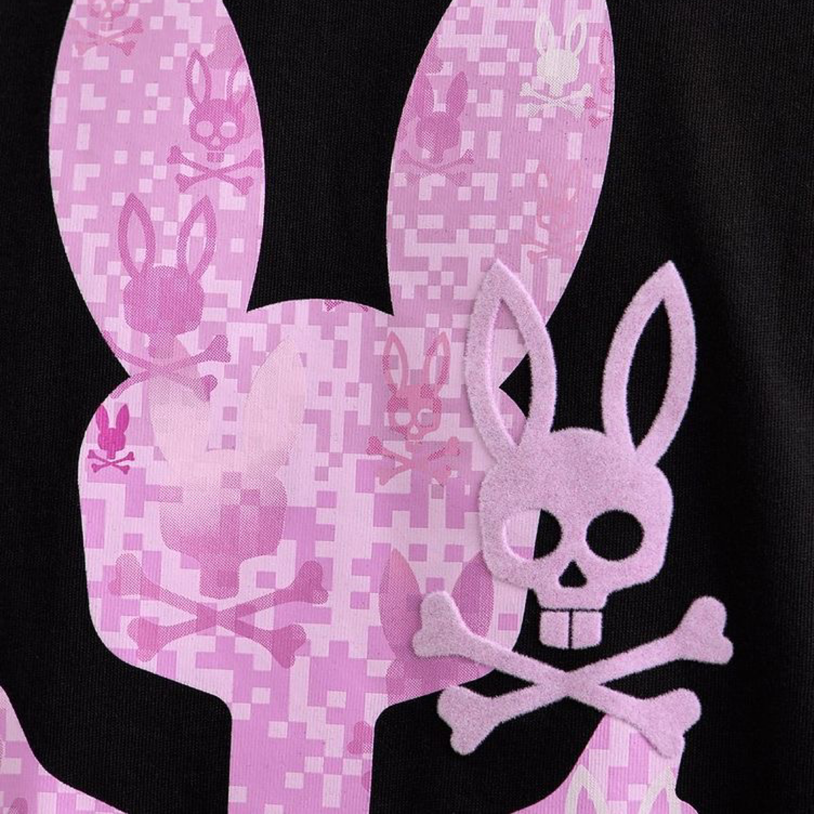 Мъжка тениска Psycho Bunny Men T-shirt MT0200249 001 Close-Up
