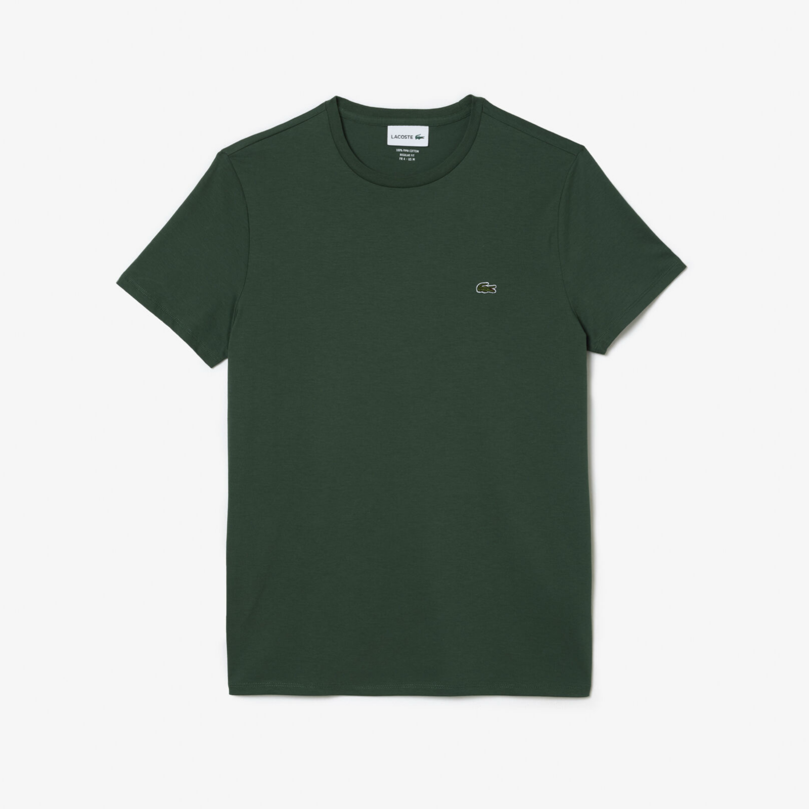 Мъжка зелена тениска Lacoste Men T-shirt TH6709-00-SMI Front View