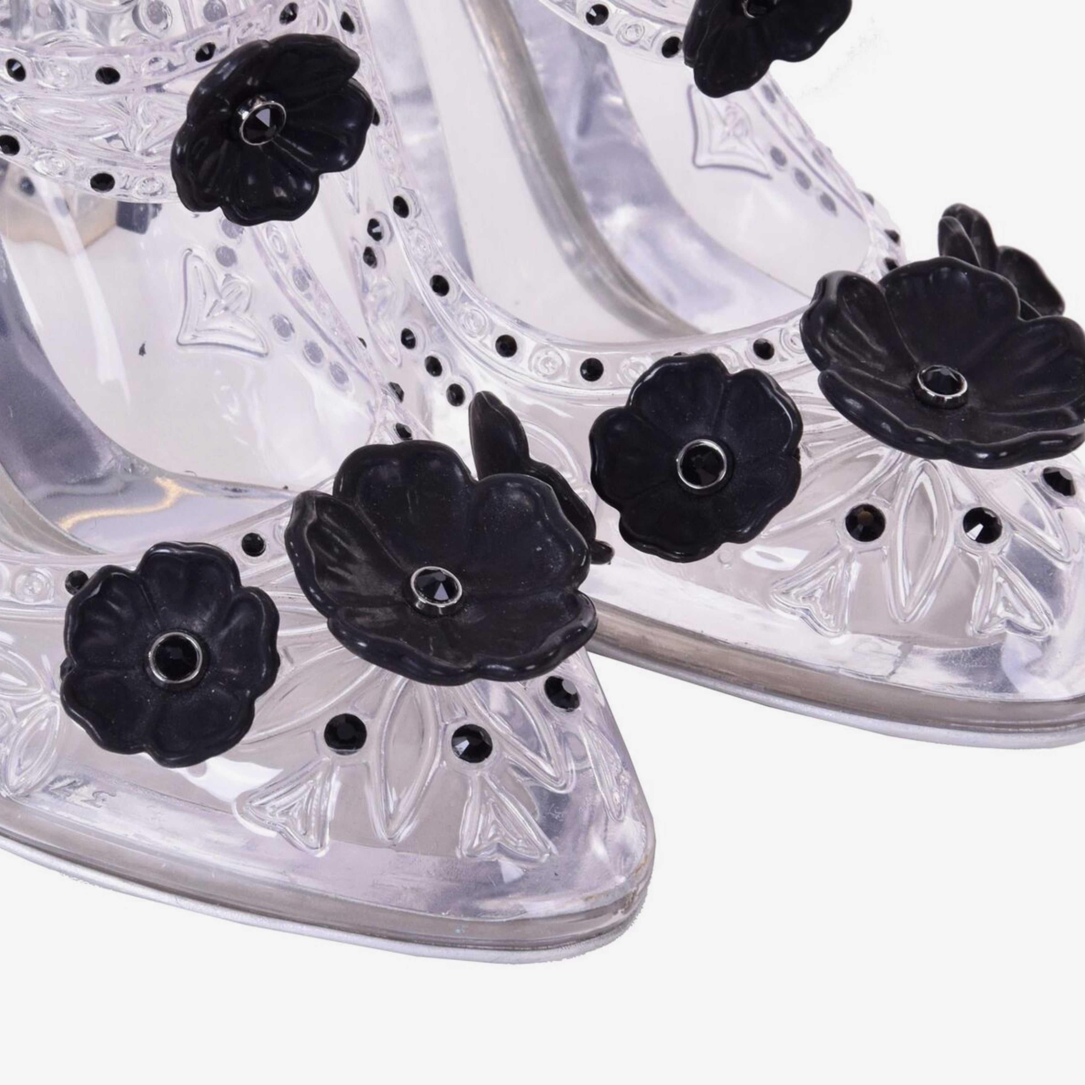 Дамски луксозни прозрачни обувки на висок ток DOLCE & GABBANA Women’s Luxury Transparent CINDERELLA Heels