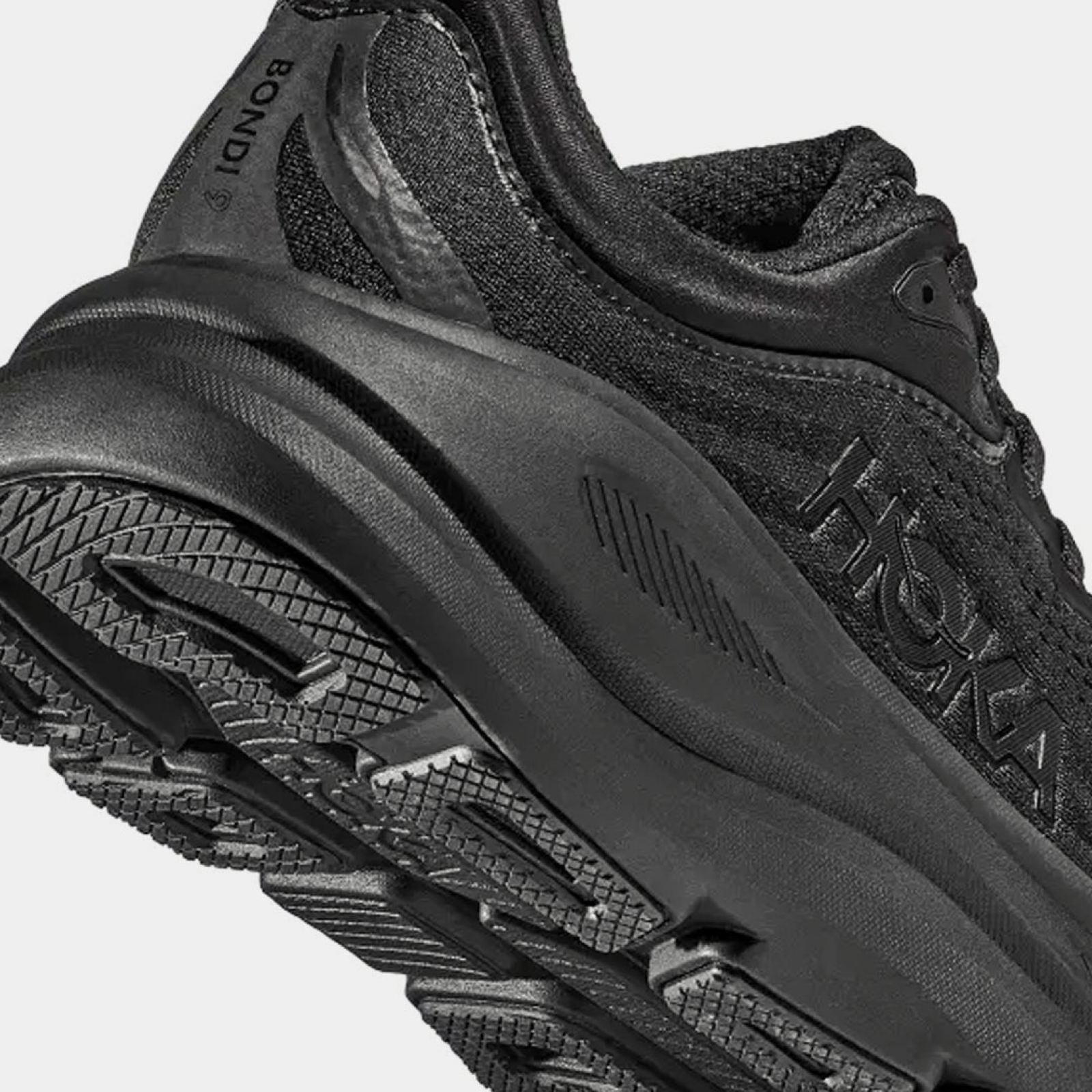Мъжки маратонки HOKA Bondi 9 BBL Black 1162011 Close-Up