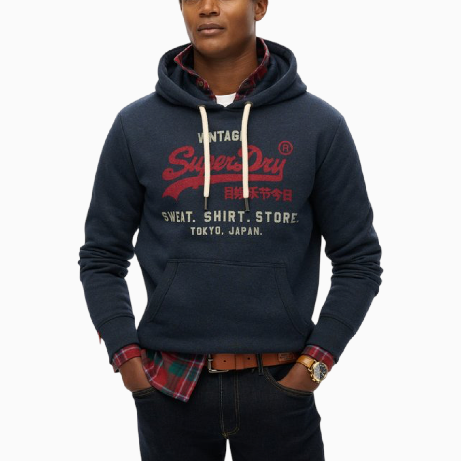 Мъжко худи Superdry Men Hoodie M2014122A Front View