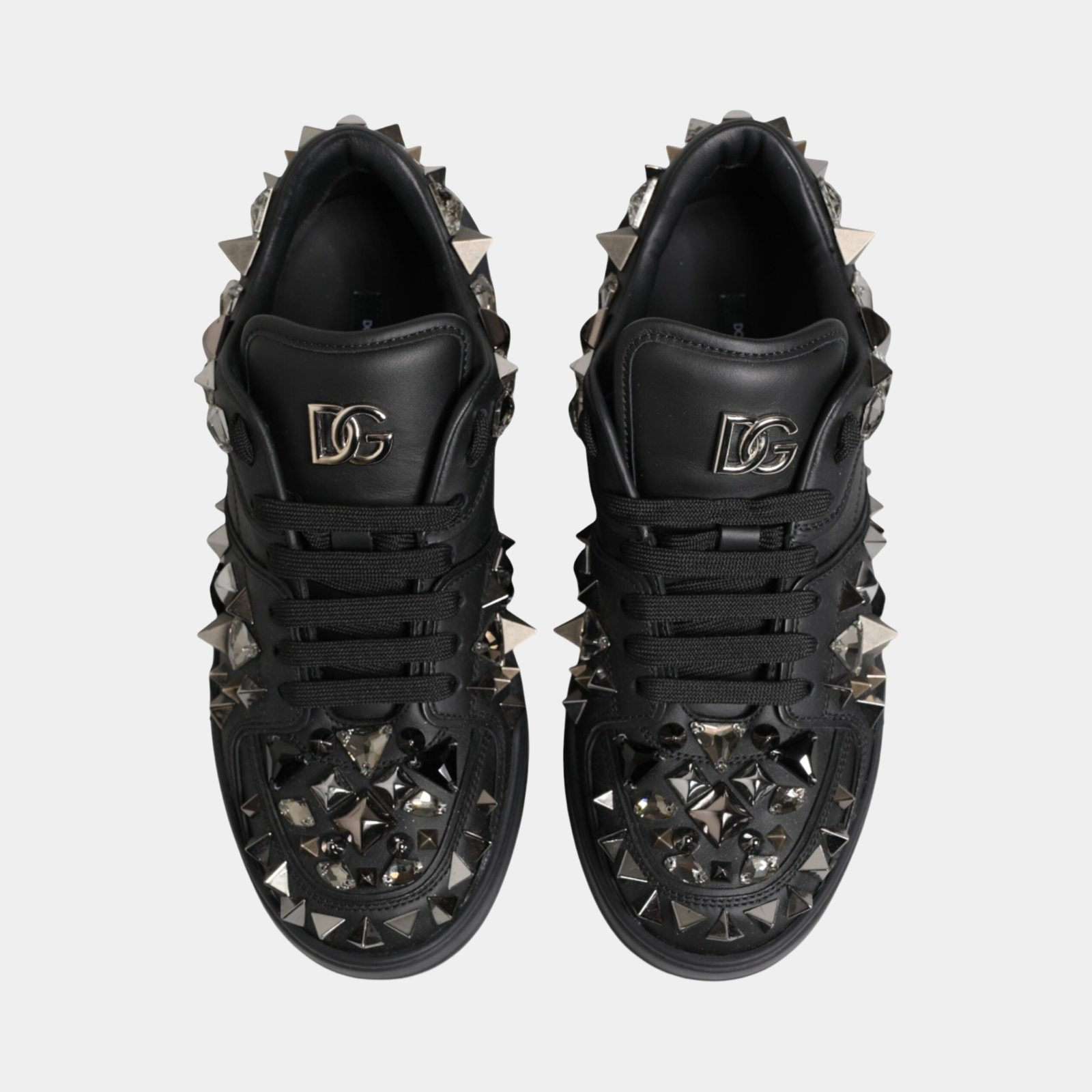 Мъжки кецове с шипове Dolce & Gabbana DOLCE & GABBANA CS2036 AY857 8956
Studded New Roma Men Sneakers top view