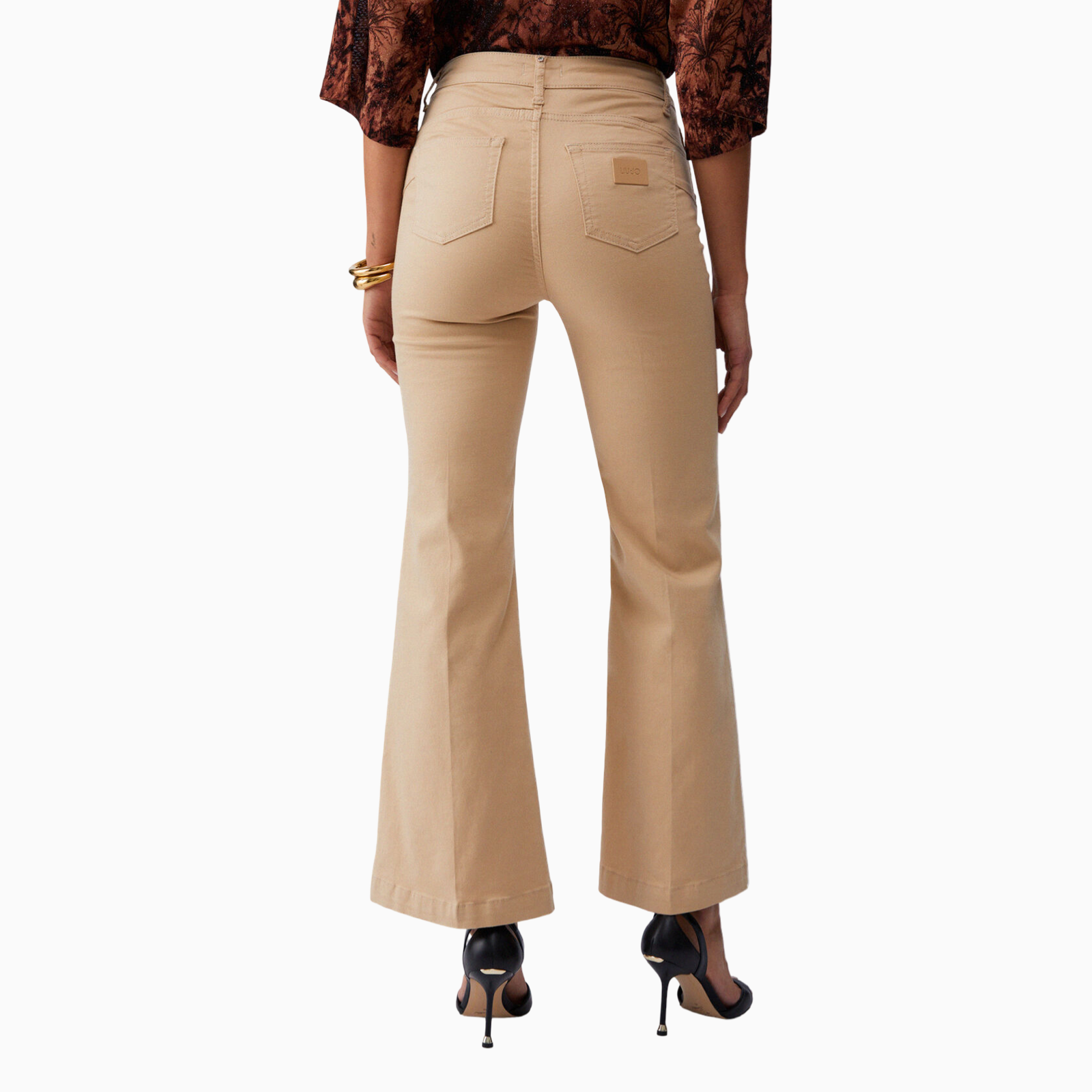 Дамски бежов панталон Liu Jo Women Trousers WA6403 T367A 41208 Back View