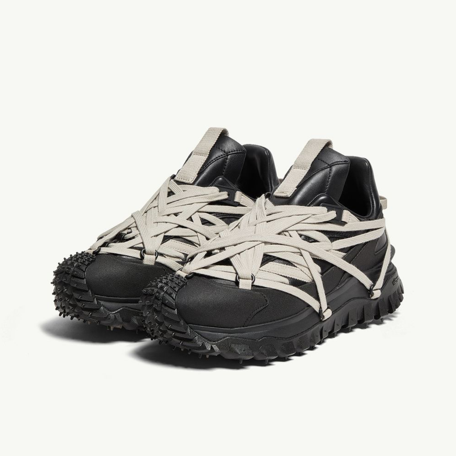 Moncler x Rick Owens Trailgrip Megalace Sneakers MU01F4M10M4321999 Front View