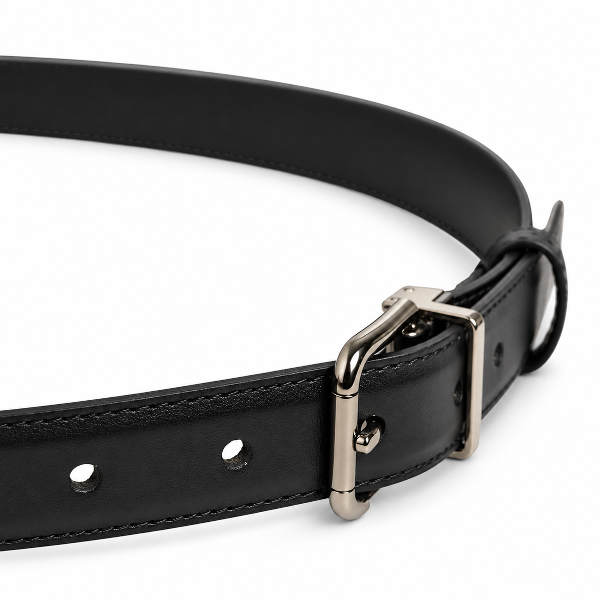 Men's belt Dolce & Gabbana SKU: BC4899 AQ783 80999 side buckle close-up